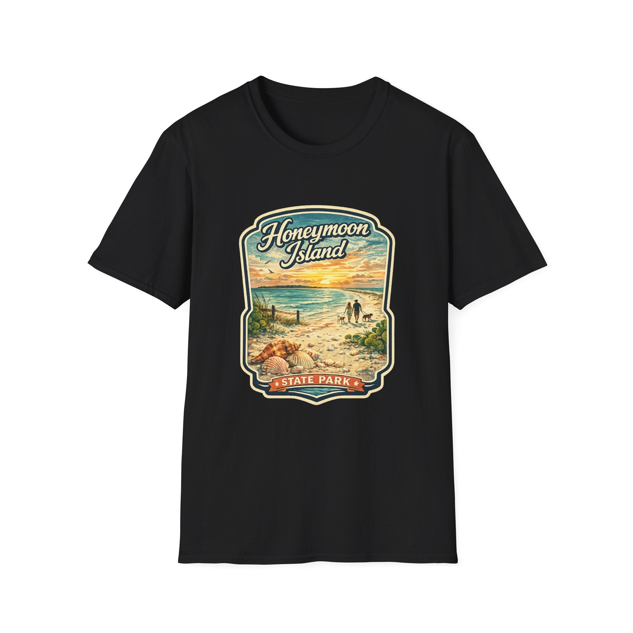 Honeymoon Island- Retro Tee
