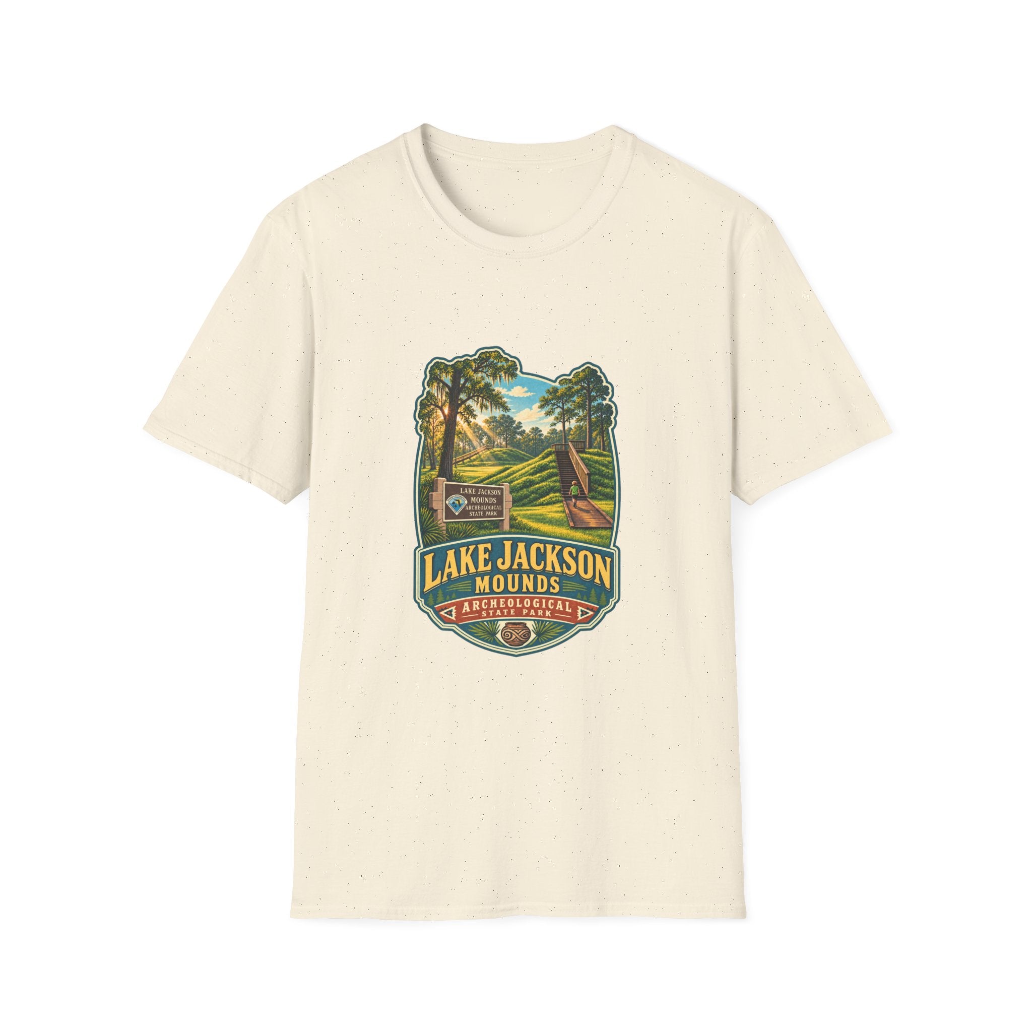 Lake Jackson Mounds- Retro Tee