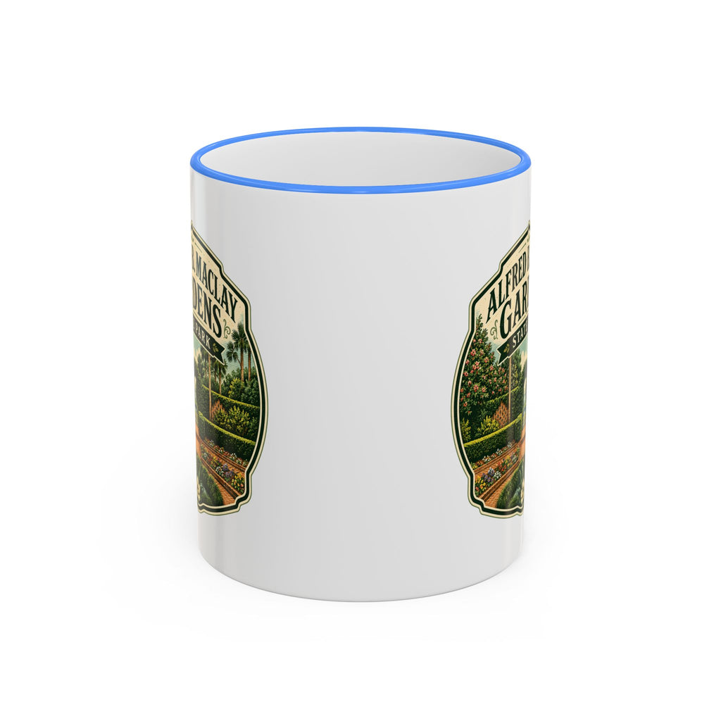 Maclay Gardens Vintage Mug — Accent Rim & Handle 11oz/15oz