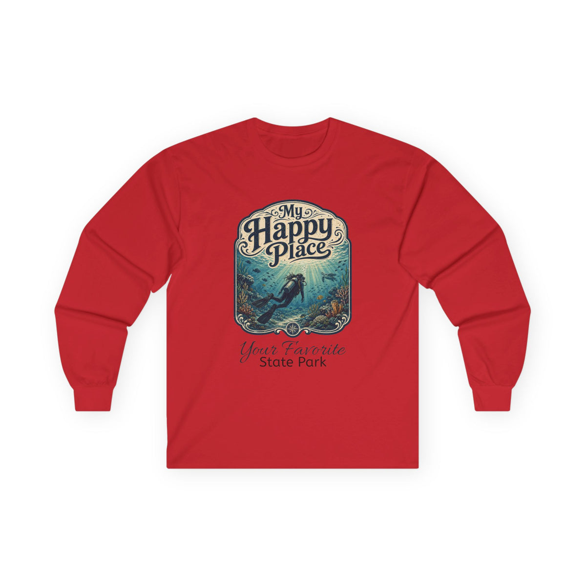CUSTOMIZABLE Ocean — Vintage SCUBA Shirt