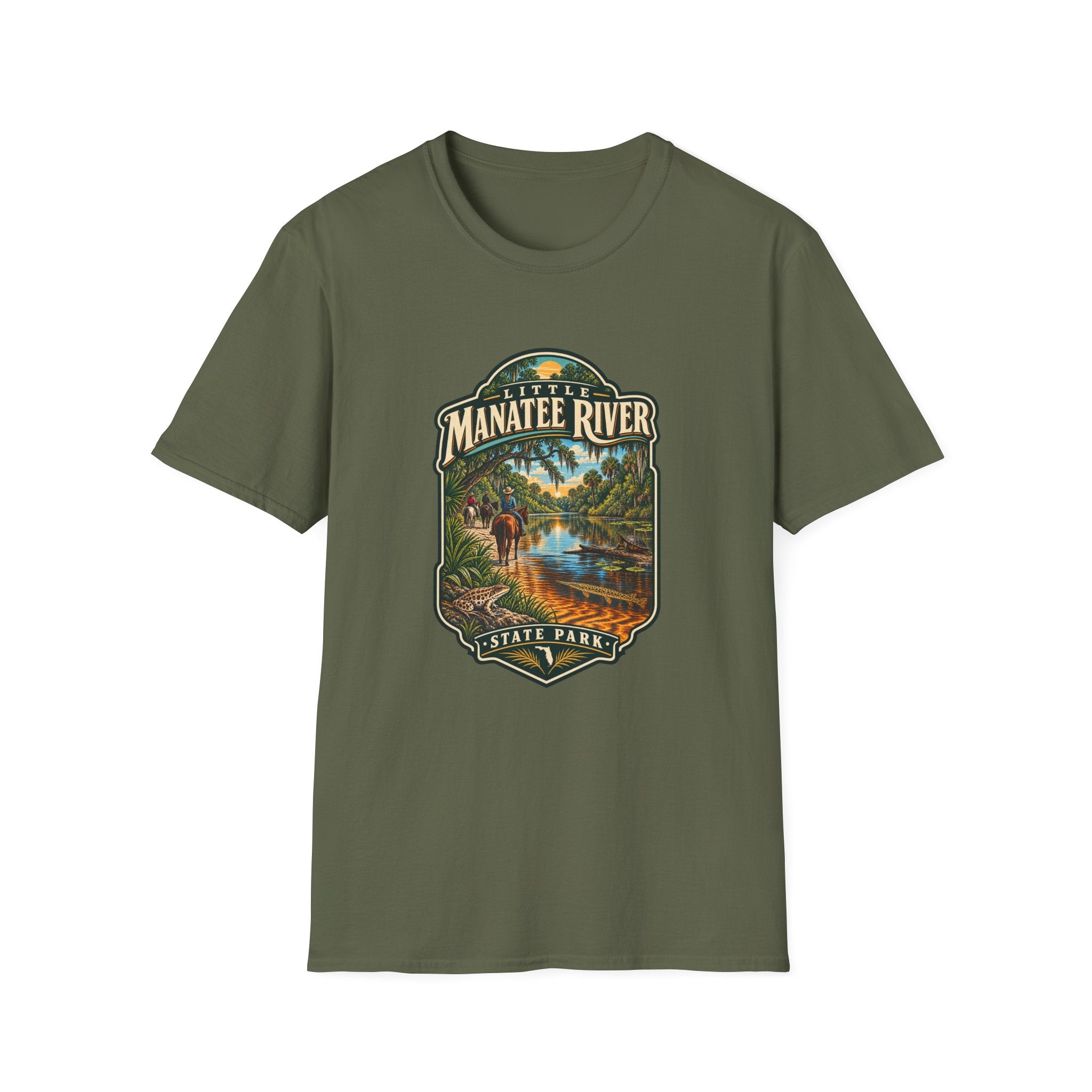Little Manatee River- Retro Tee