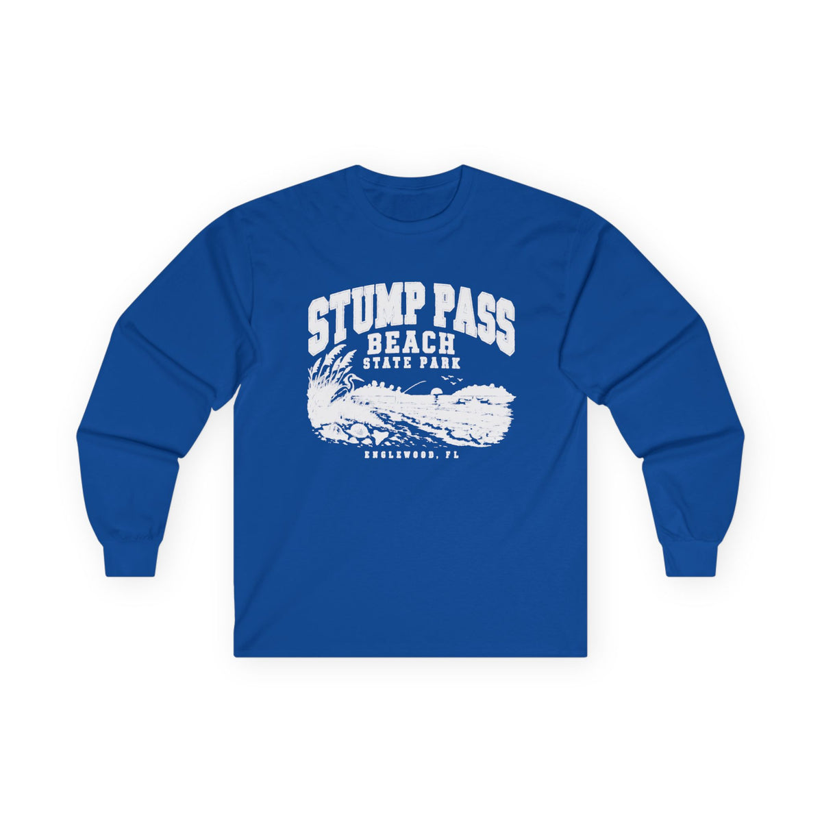 Vintage Stump Pass Beach- Long Sleeve Tee