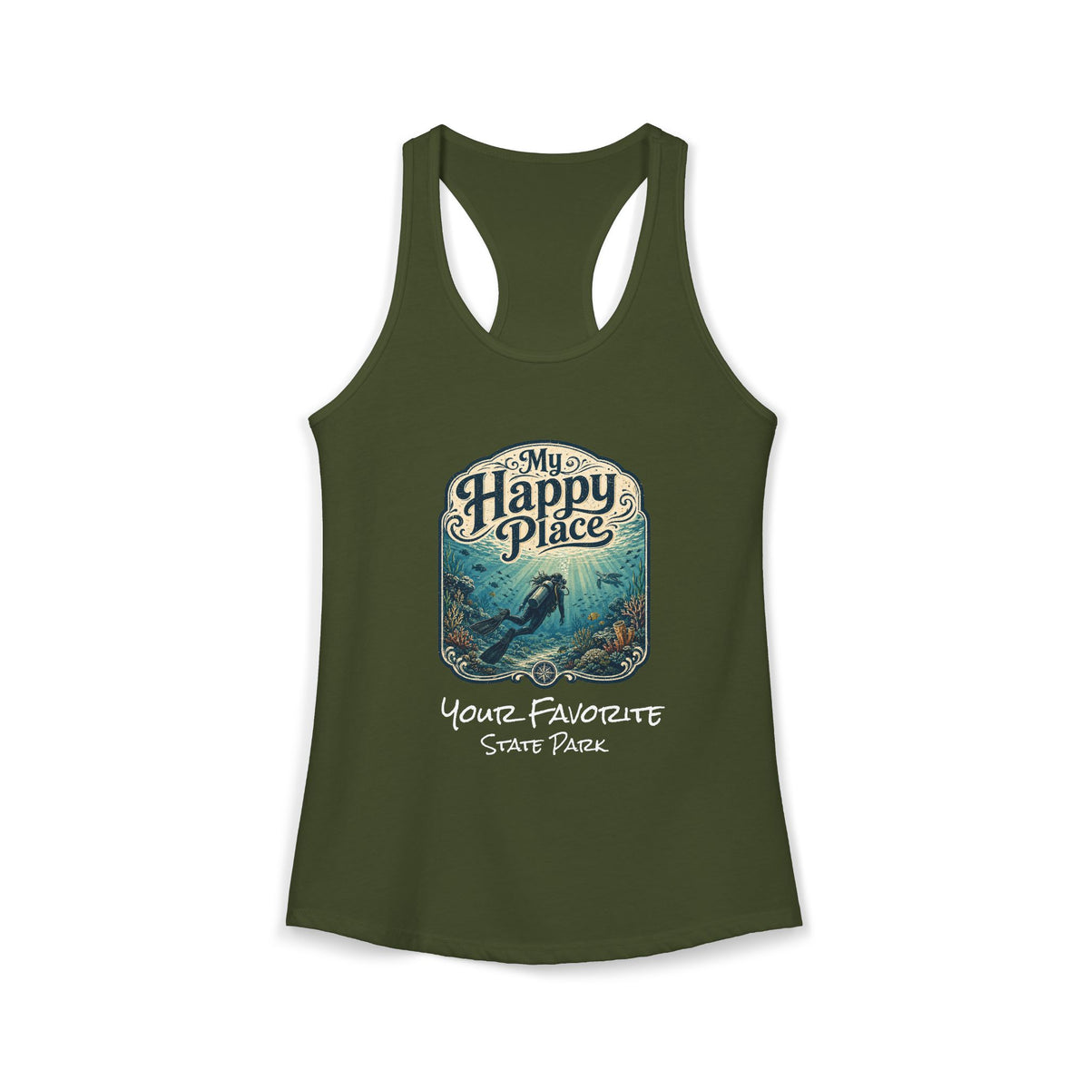 CUSTOMIZABLE Ocean Racerback Tank
