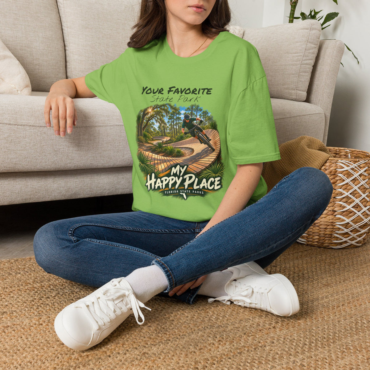 CUSTOMIZABLE Bike Course- Retro Tee