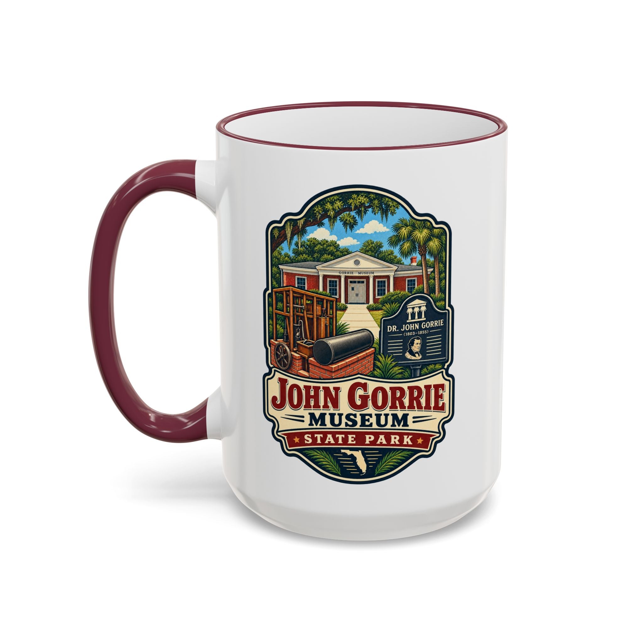 John Gorrie Museum Accent Rim & Handle 11oz/15oz