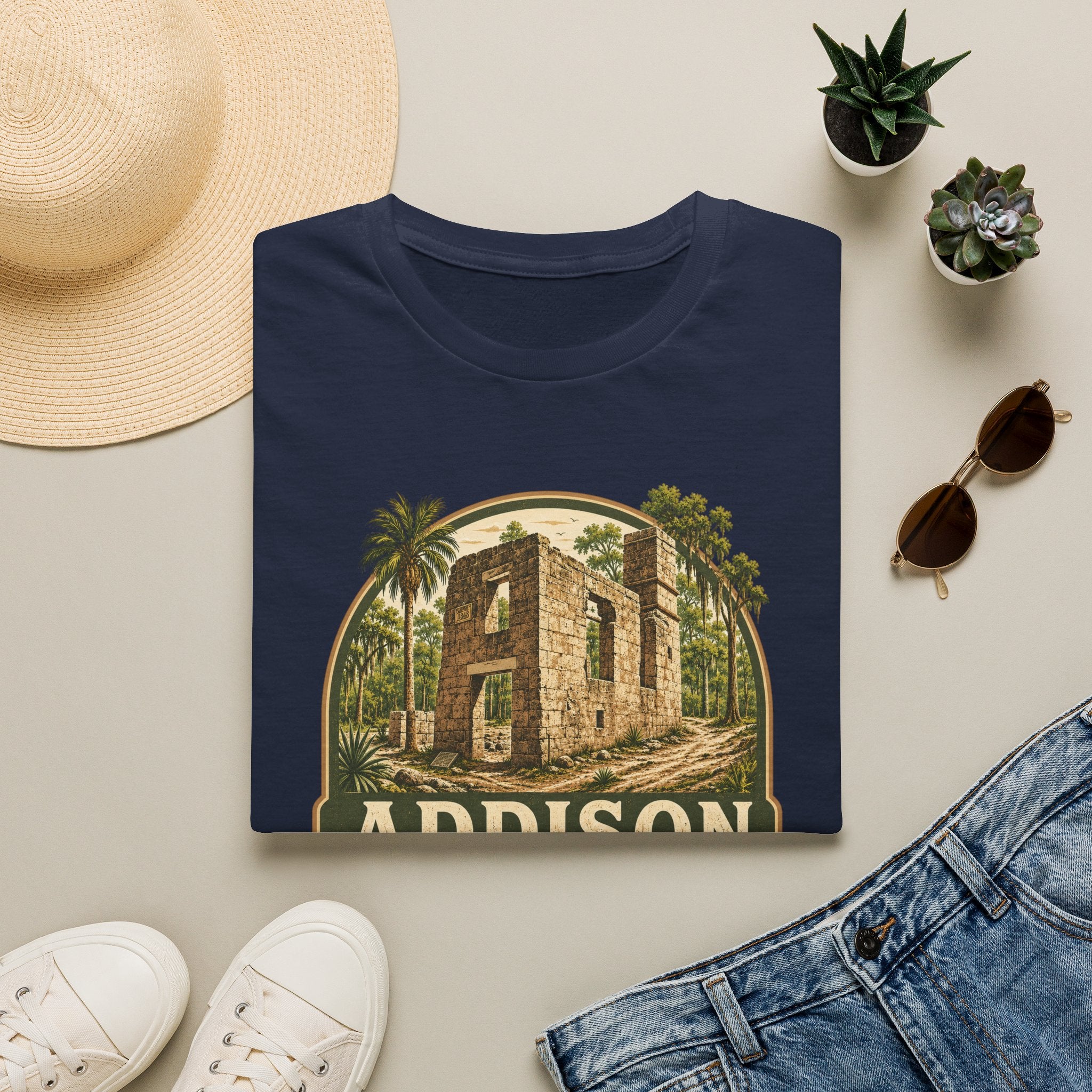Addison Blockhouse — Retro Tee