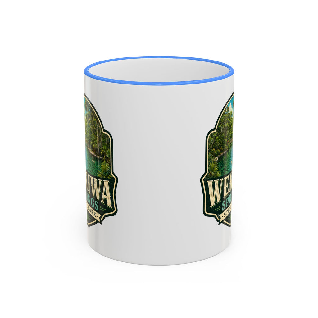 Wekiwa Springs Vintage Mug — Accent Rim & Handle 11oz/15oz