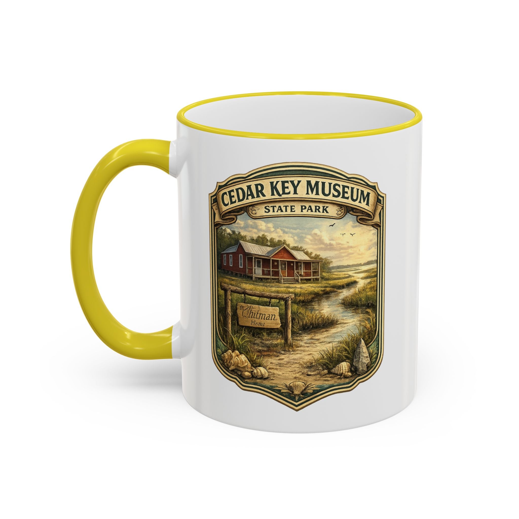 Cedar Key Museum Accent Rim & Handle 11oz/15oz
