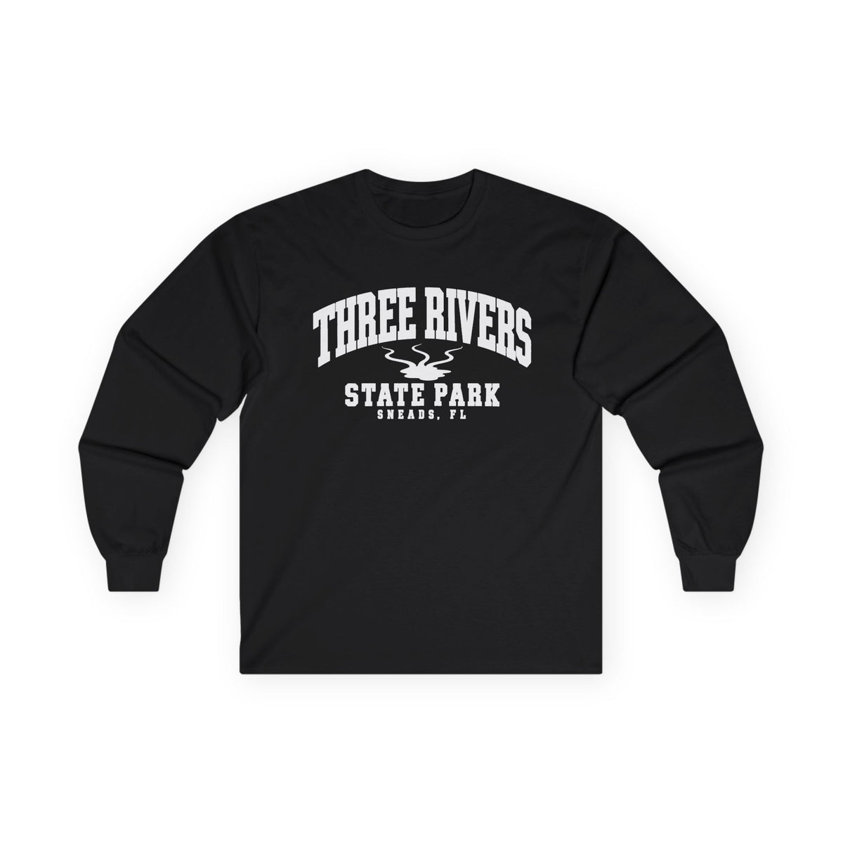 Three Rivers Park Emblem Sneads Florida- Long Sleeve Tee