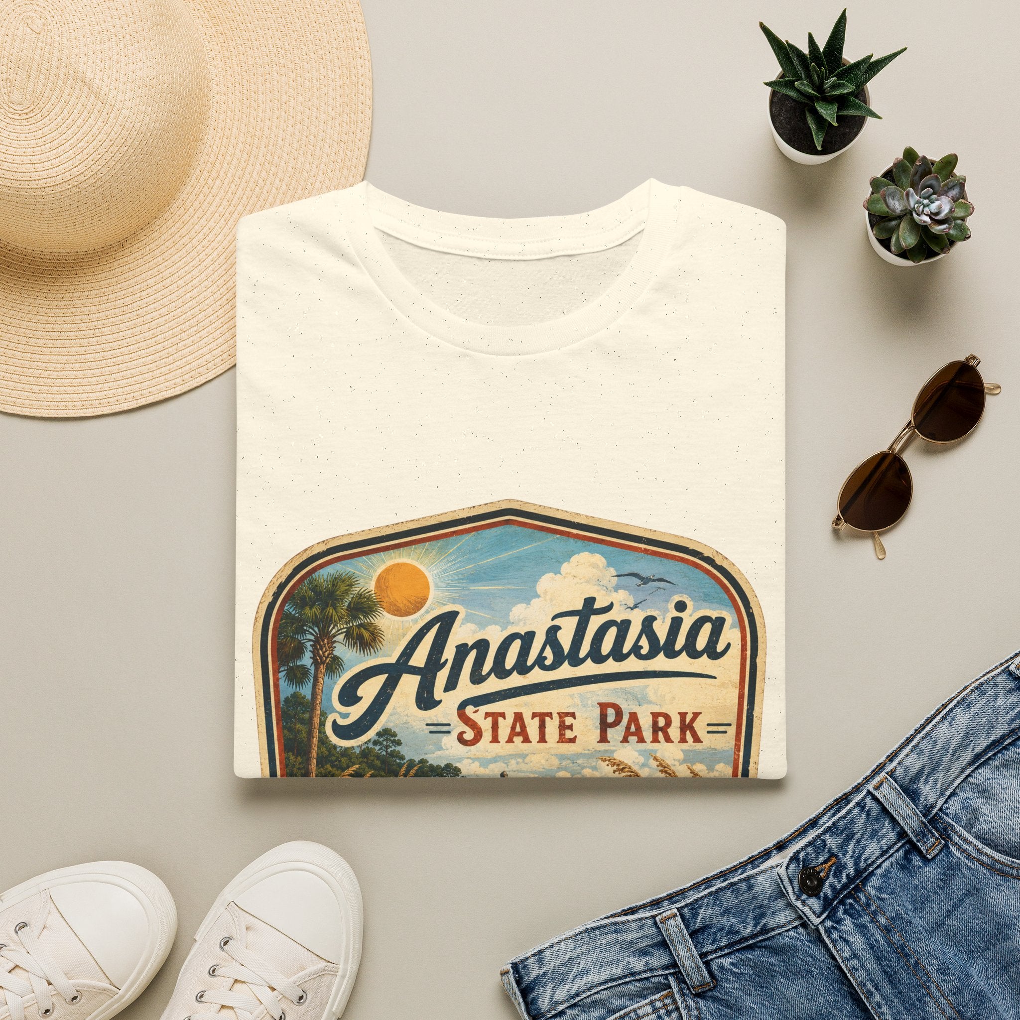 Anastasia State Park — Retro Beach Park Tee
