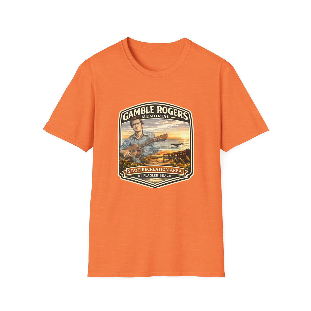 Gamble Rogers — Retro Tee