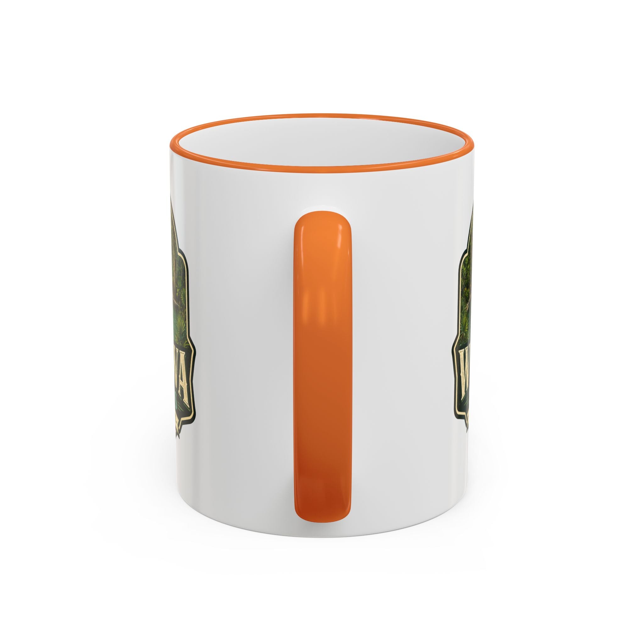 Wekiwa Springs Vintage Mug — Accent Rim & Handle 11oz/15oz