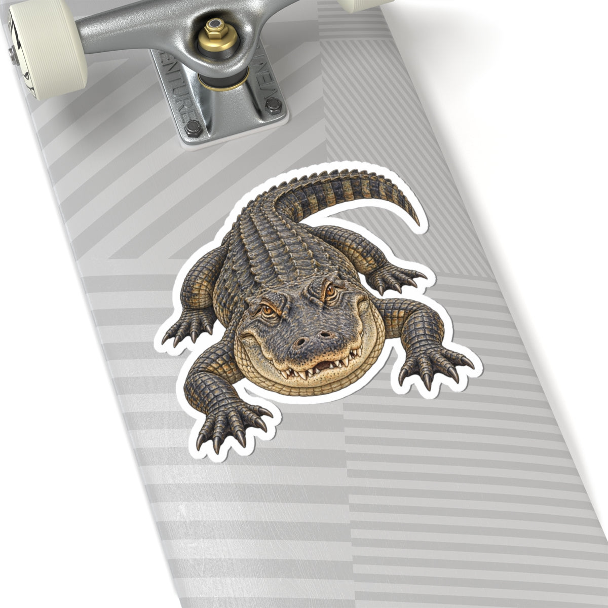 Alligator Kiss-Cut Sticker — Realistic Decal