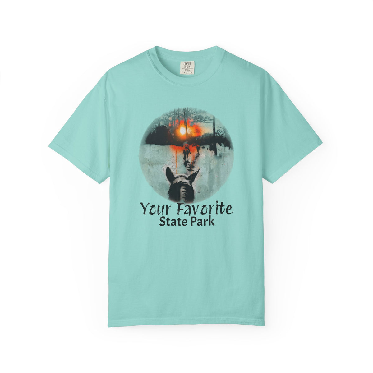 CUSTOMIZABLE Graffiti Sunset Trail Ride T-shirt