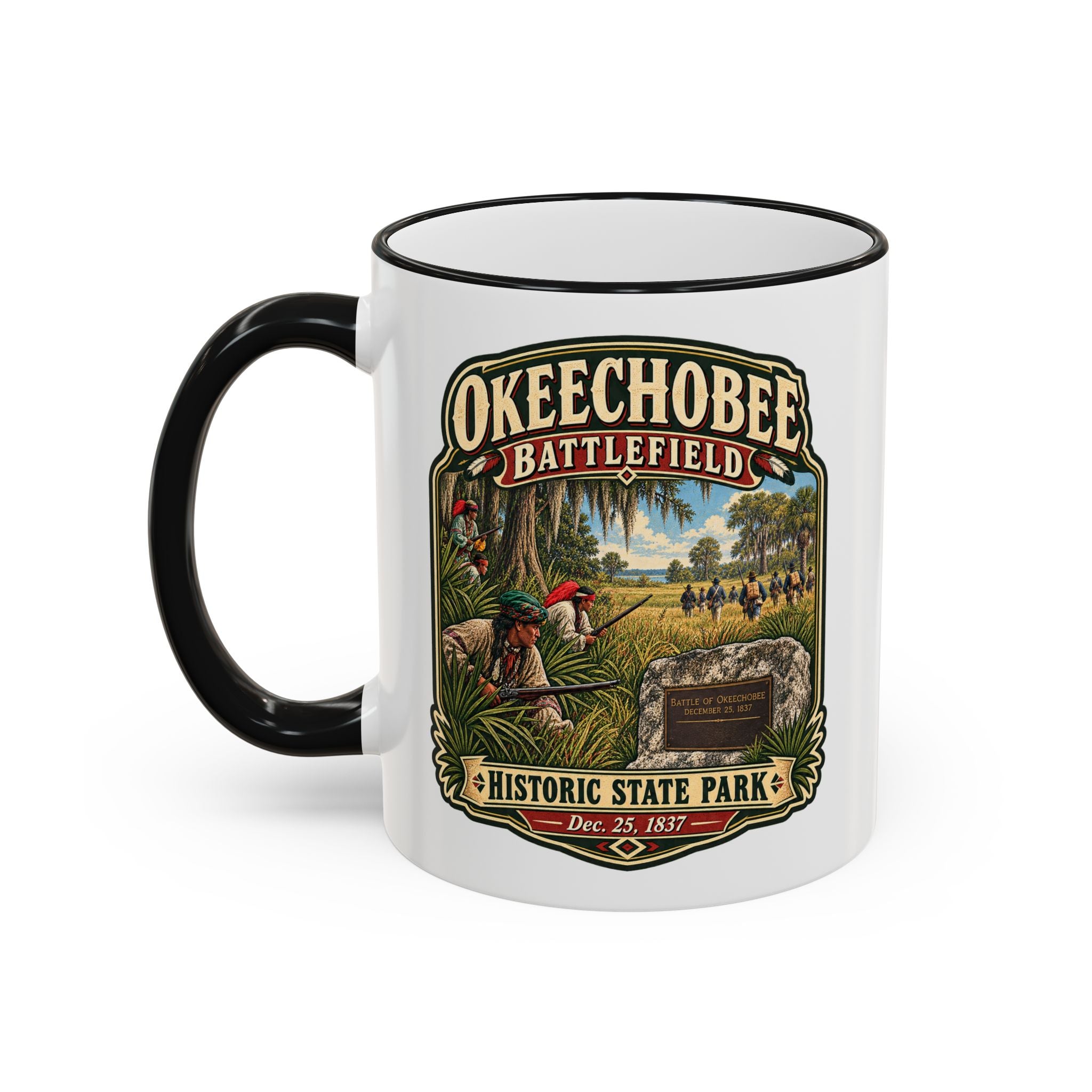 Okeechobee Battlefield River Accent Rim & Handle 11oz/15oz