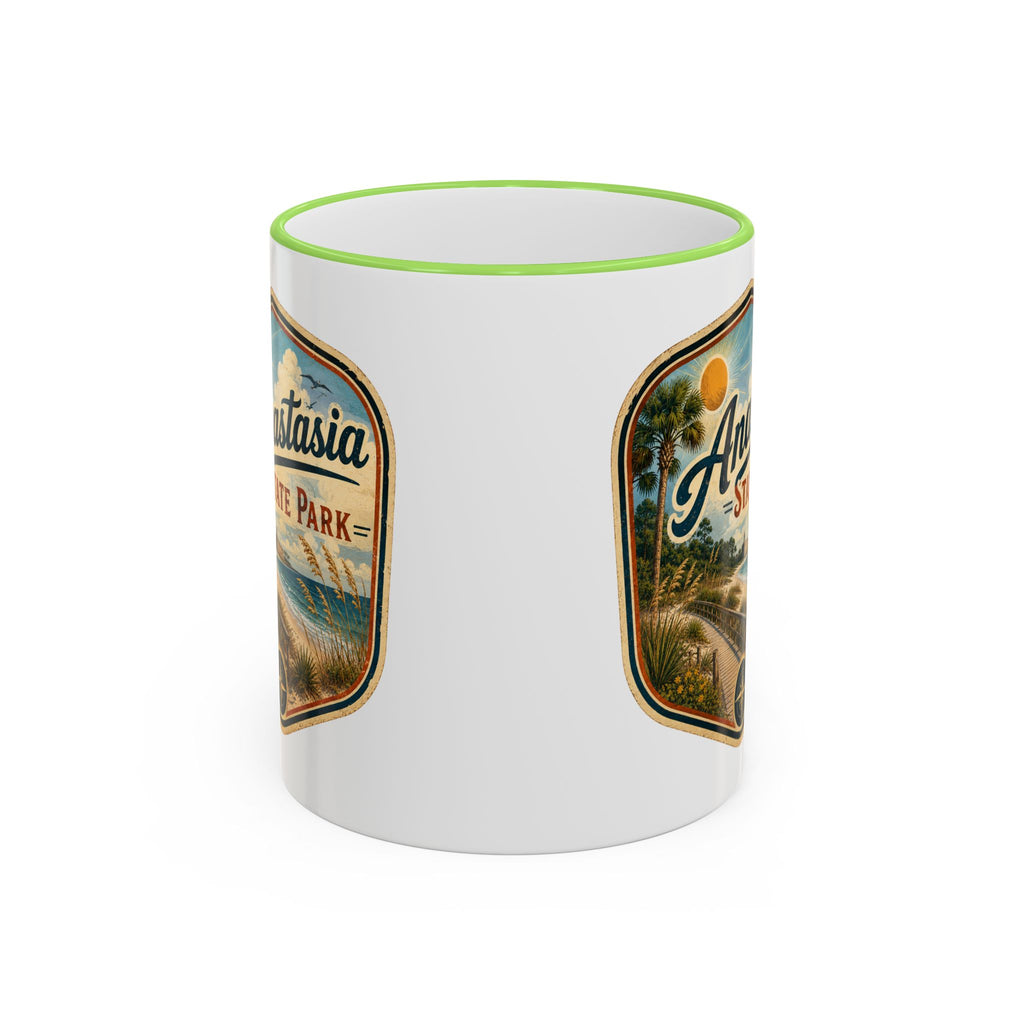 Anastasia Vintage Mug — Accent Rim & Handle 11oz/15oz