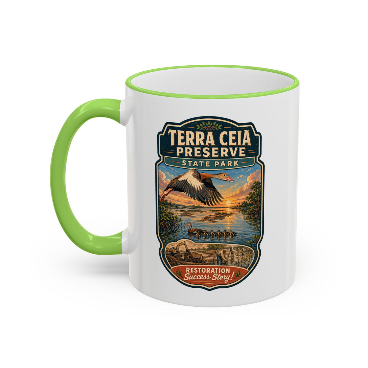 Terra Ceia Preserve — Accent Rim & Handle 11oz/15oz