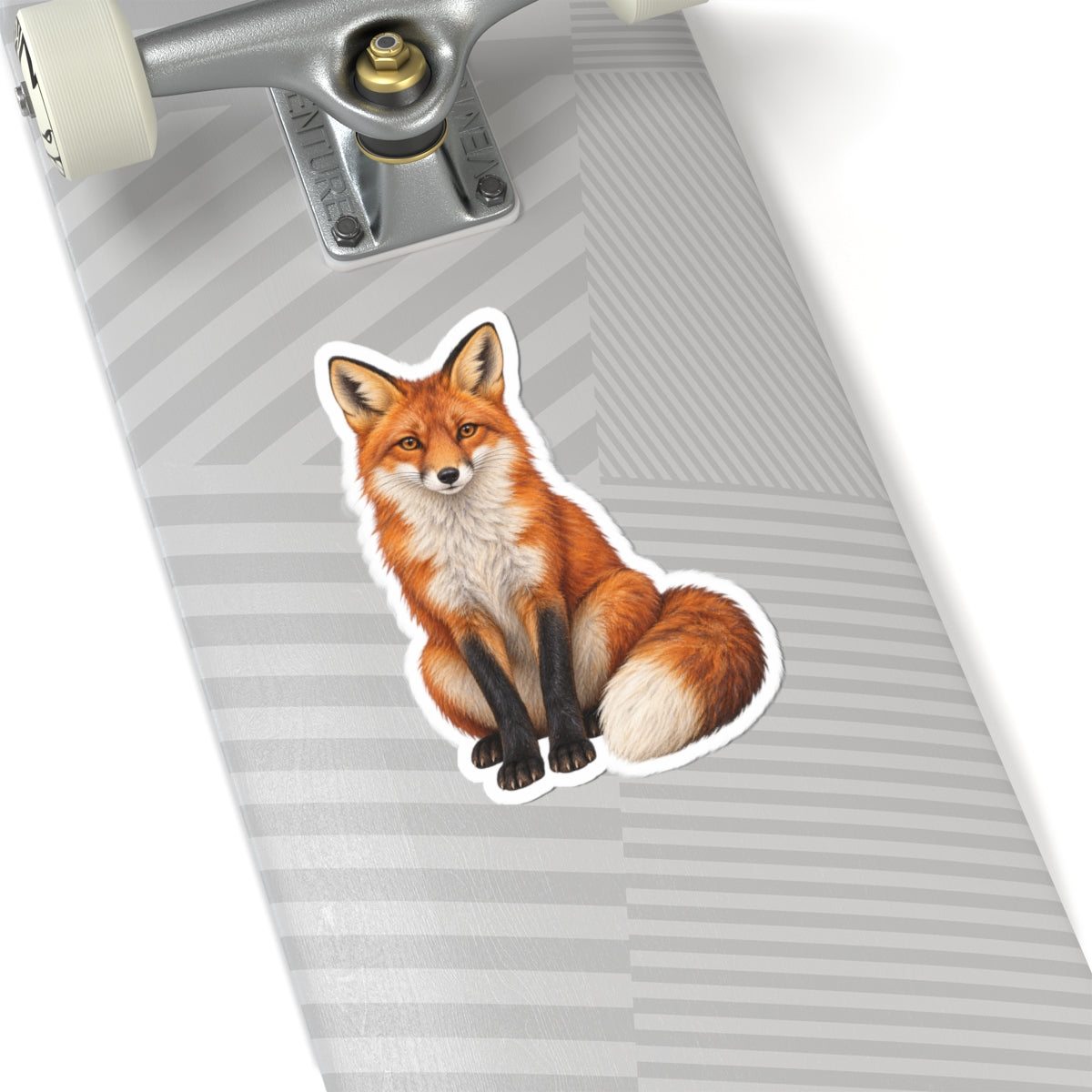 Red Fox Sticker — Realistic Decal