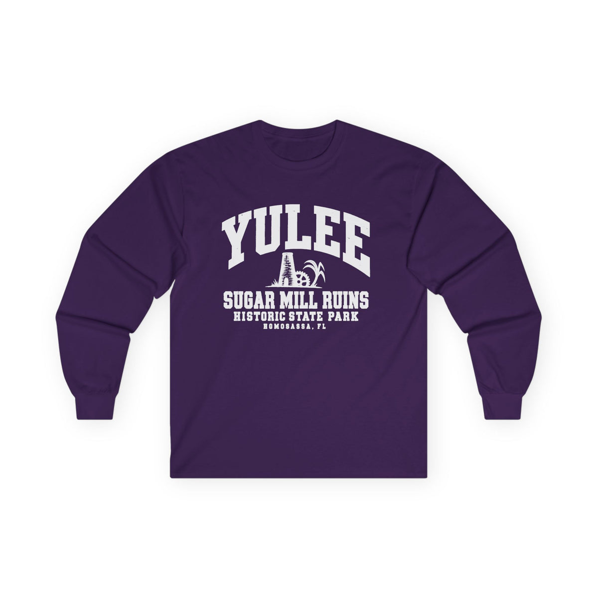 Yulee Sugar Mill Ruins Historic State Park Logo- Long Sleeve Tee