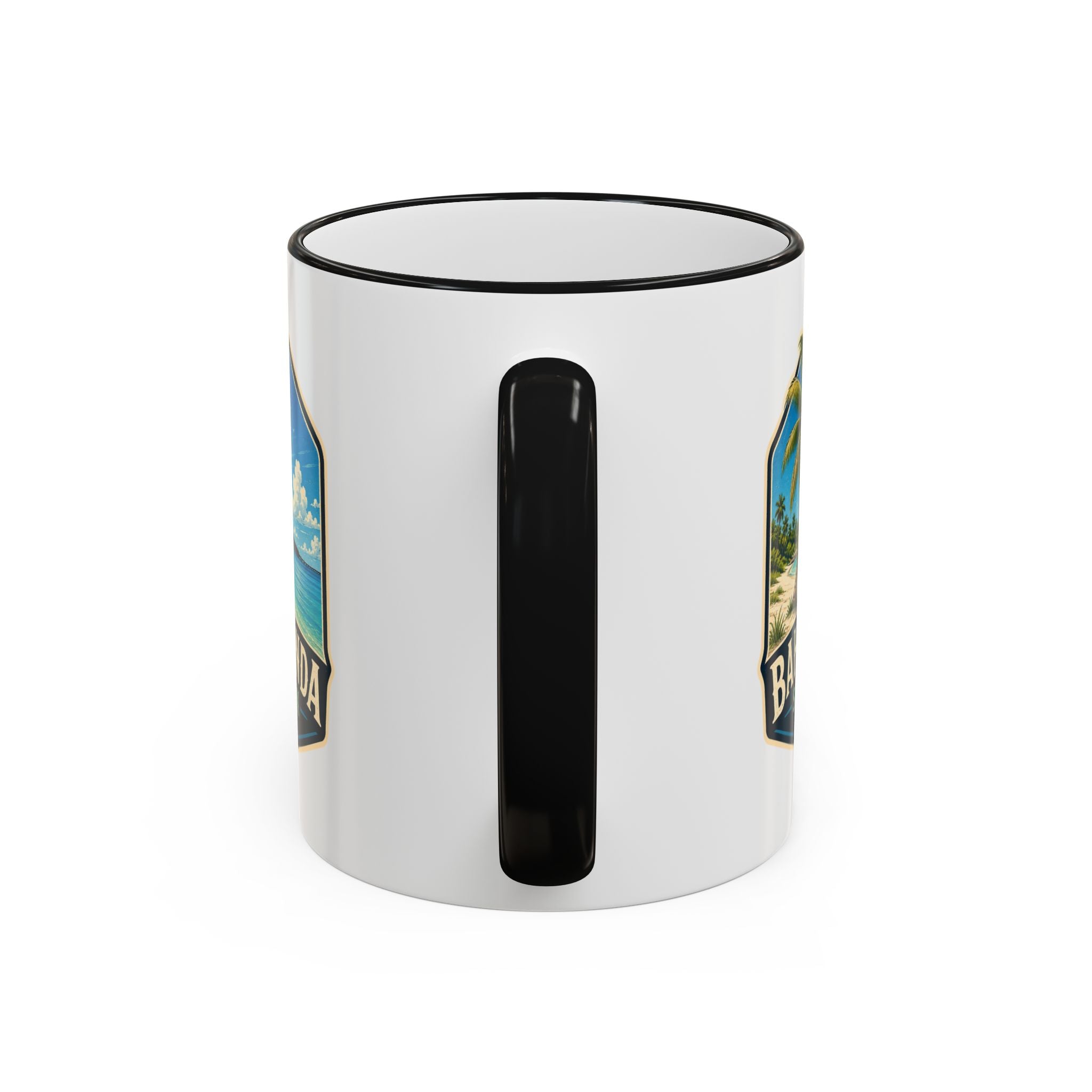 Bahia Honda Vintage Mug — Accent Rim & Handle 11oz/15oz