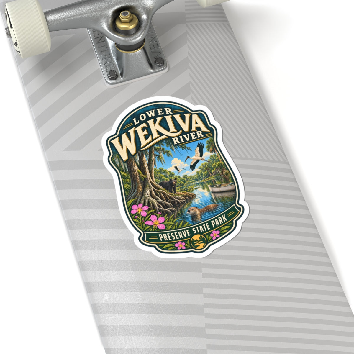 Lower Wekiva River Preserve State Park Sticker — Scenic Nature Badge