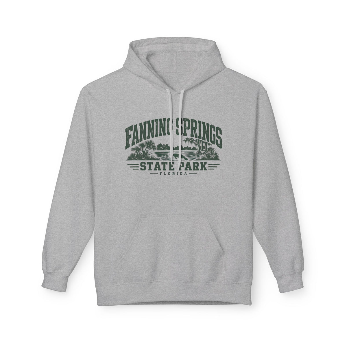 Fanning Springs State Park Hoodie - Vintage Park Graphic