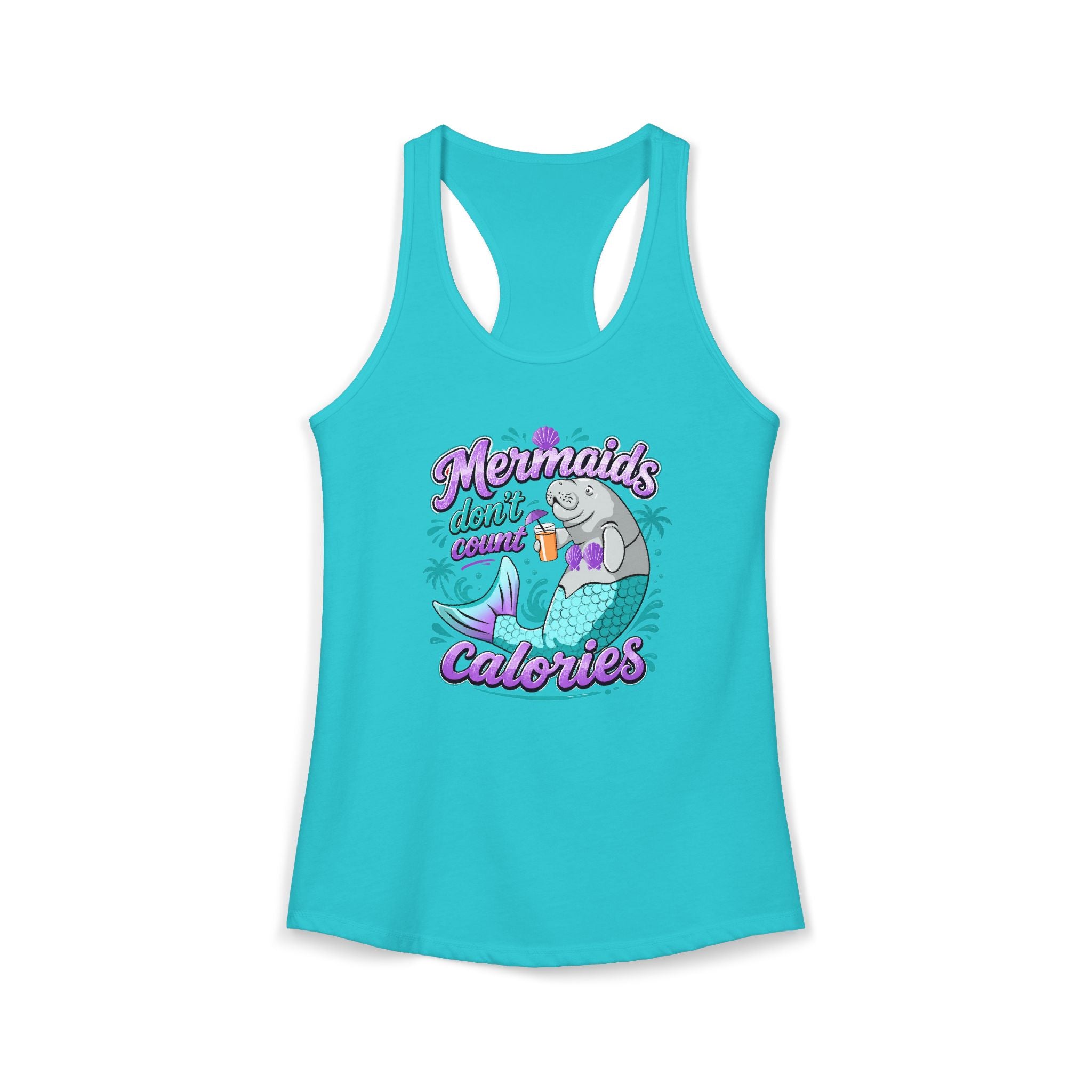 Mermaid Calories - Racerback Tank
