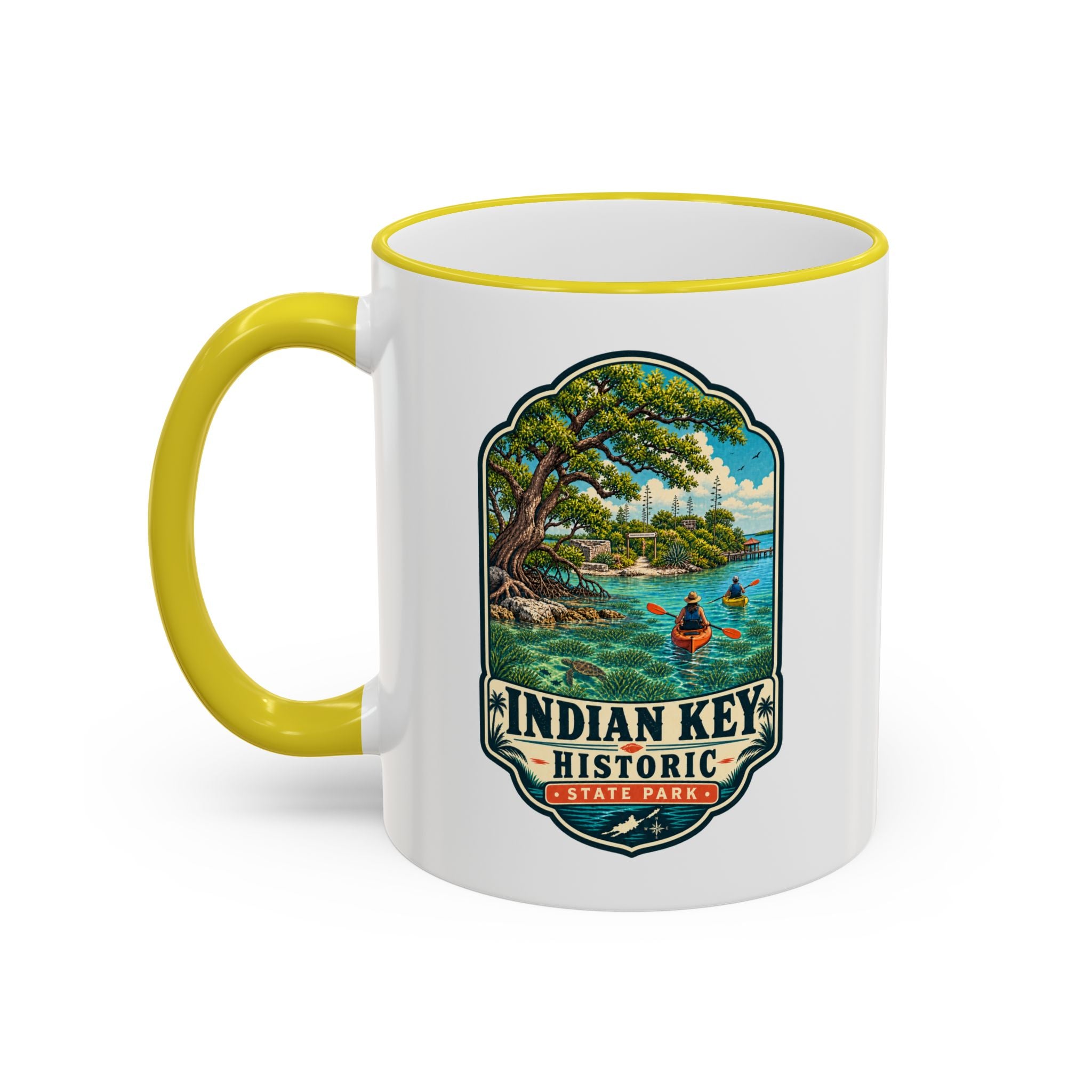 Indian Key Accent Rim & Handle 11oz/15oz