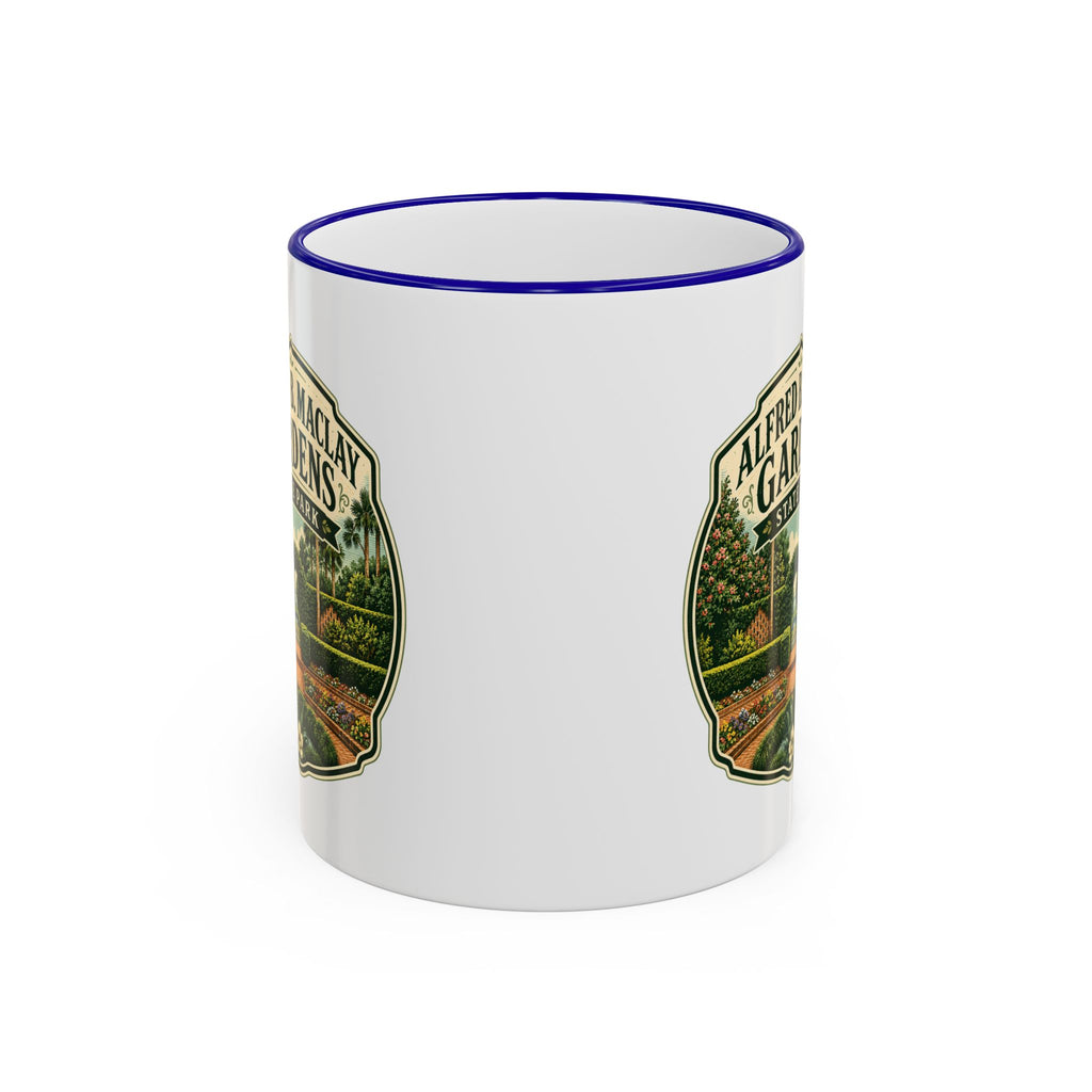 Maclay Gardens Vintage Mug — Accent Rim & Handle 11oz/15oz