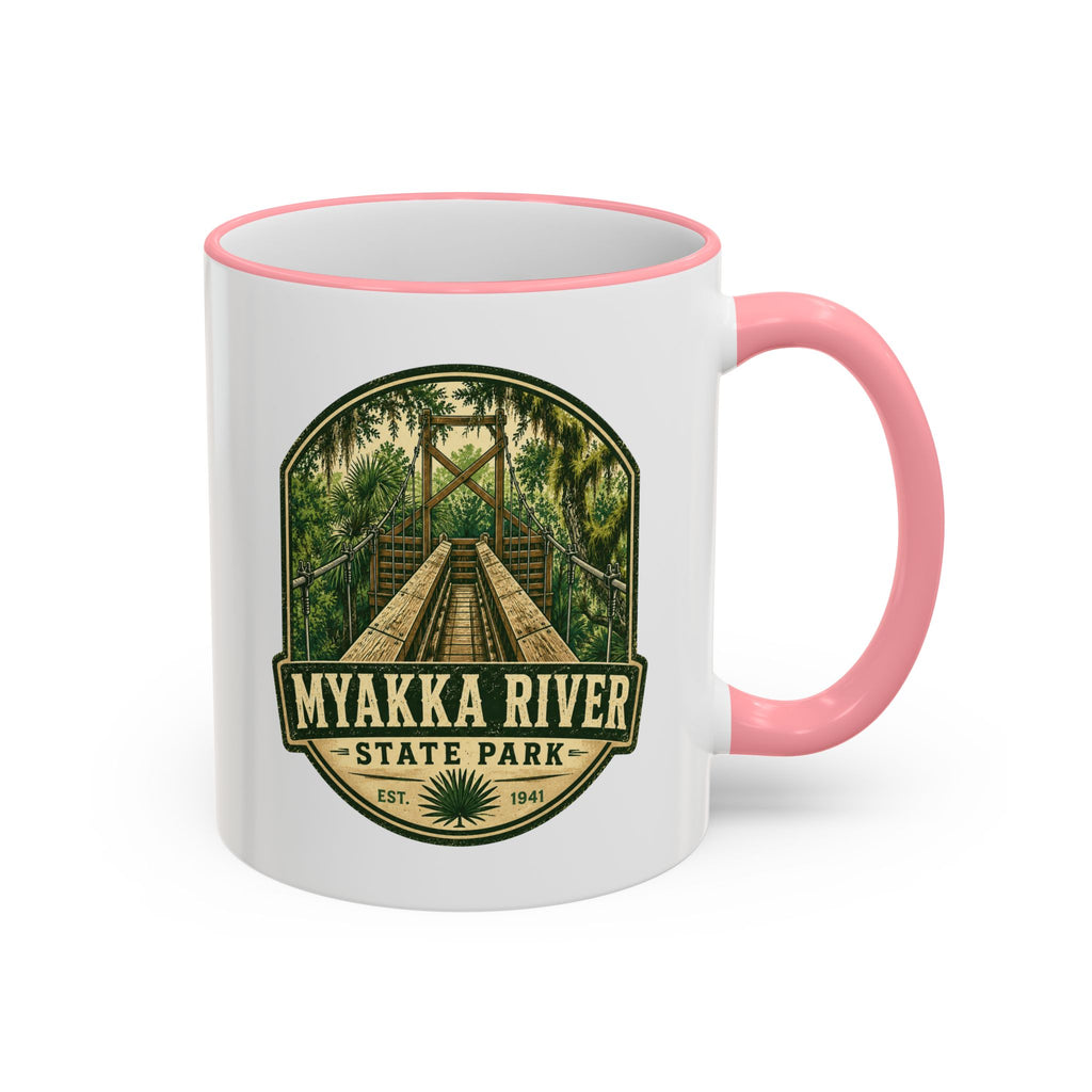 Myakka River Vintage Mug — Accent Rim & Handle 11oz/15oz