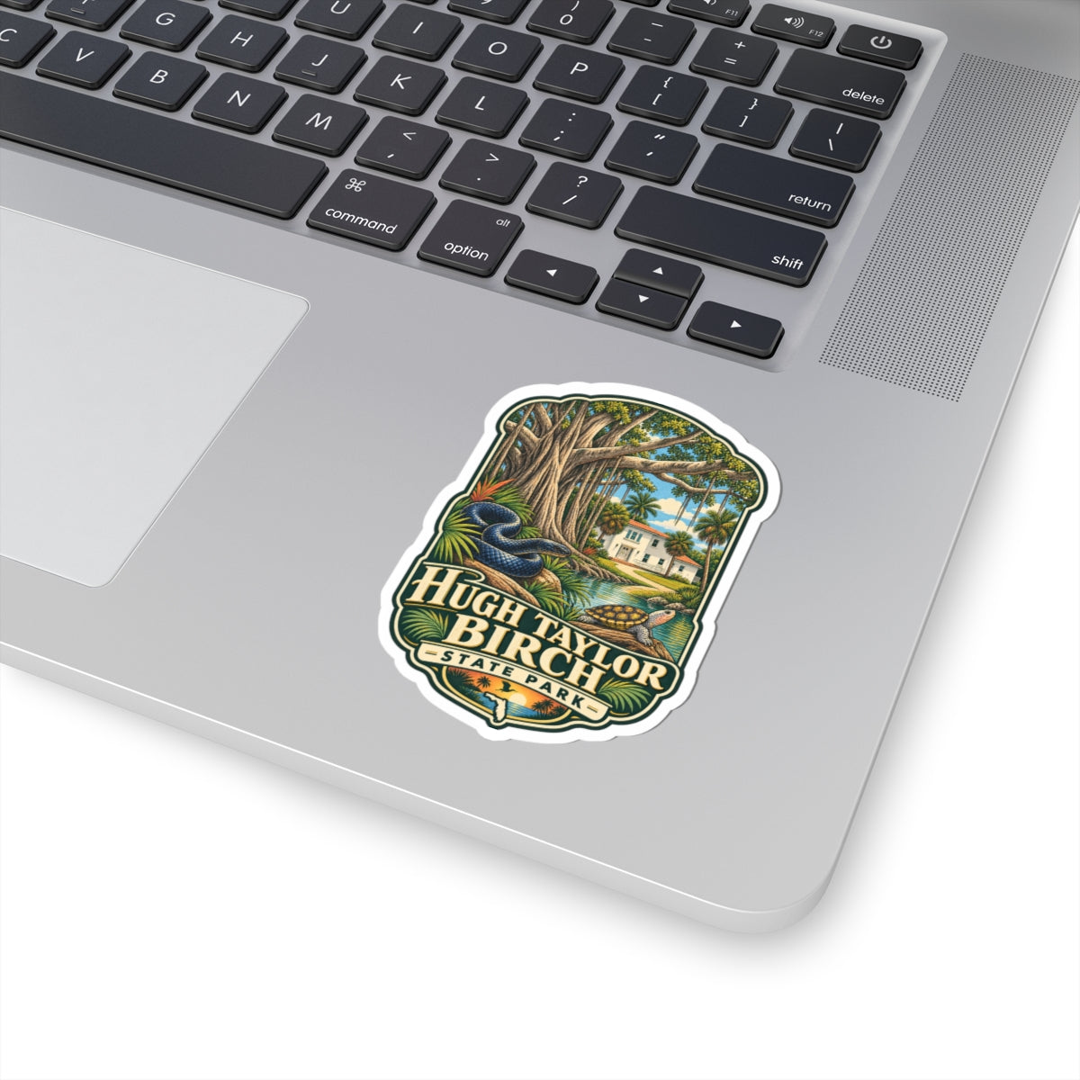 Hugh Taylor Birch State Park Sticker — Vintage Wildlife Park Decal (Kiss-Cut)