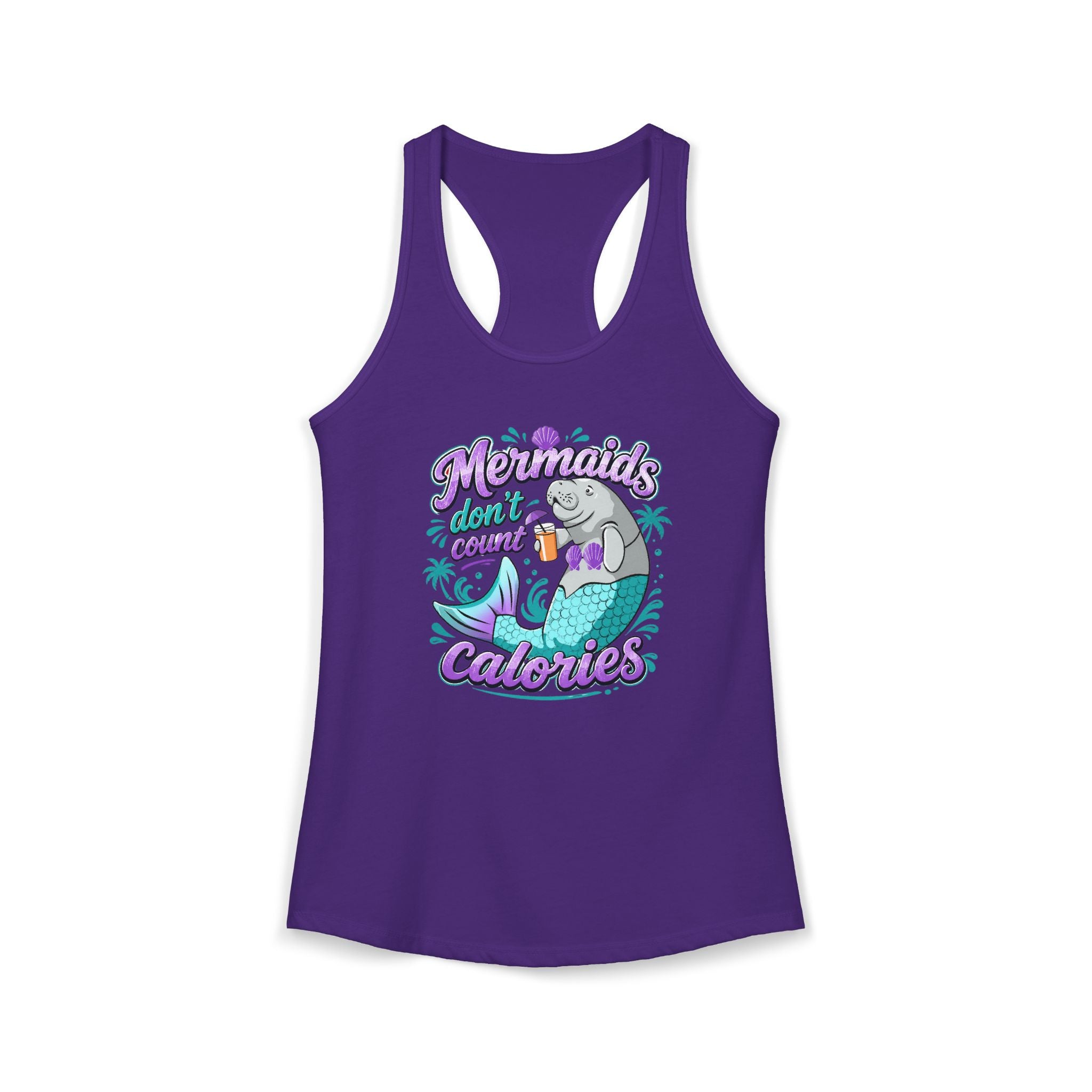 Mermaid Calories - Racerback Tank