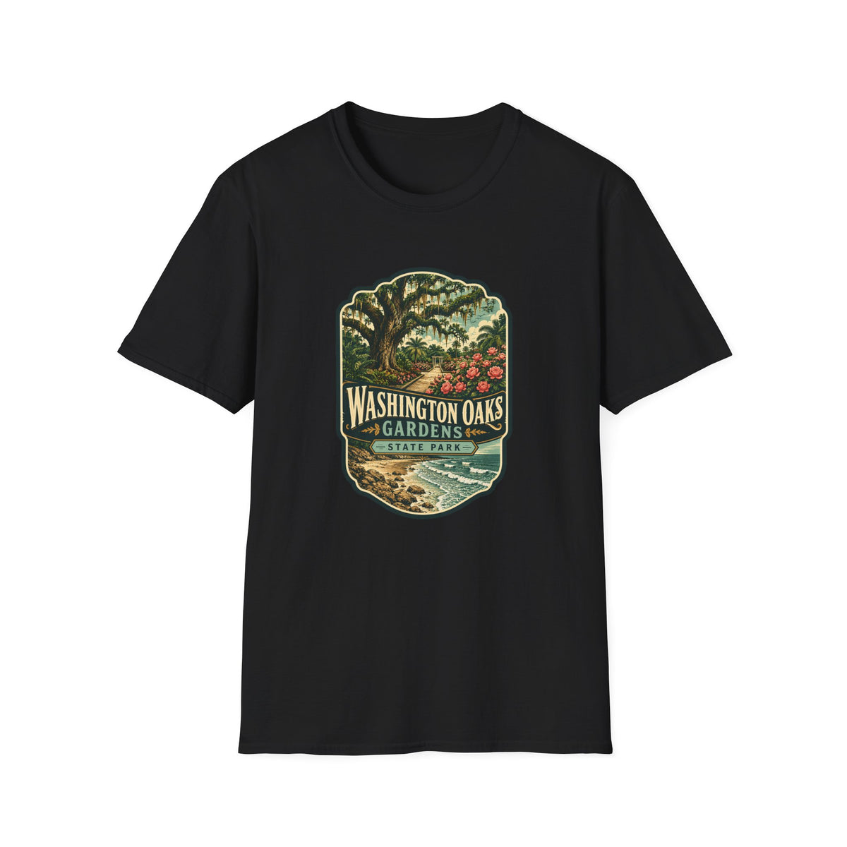 Washington Oaks — Retro Tee