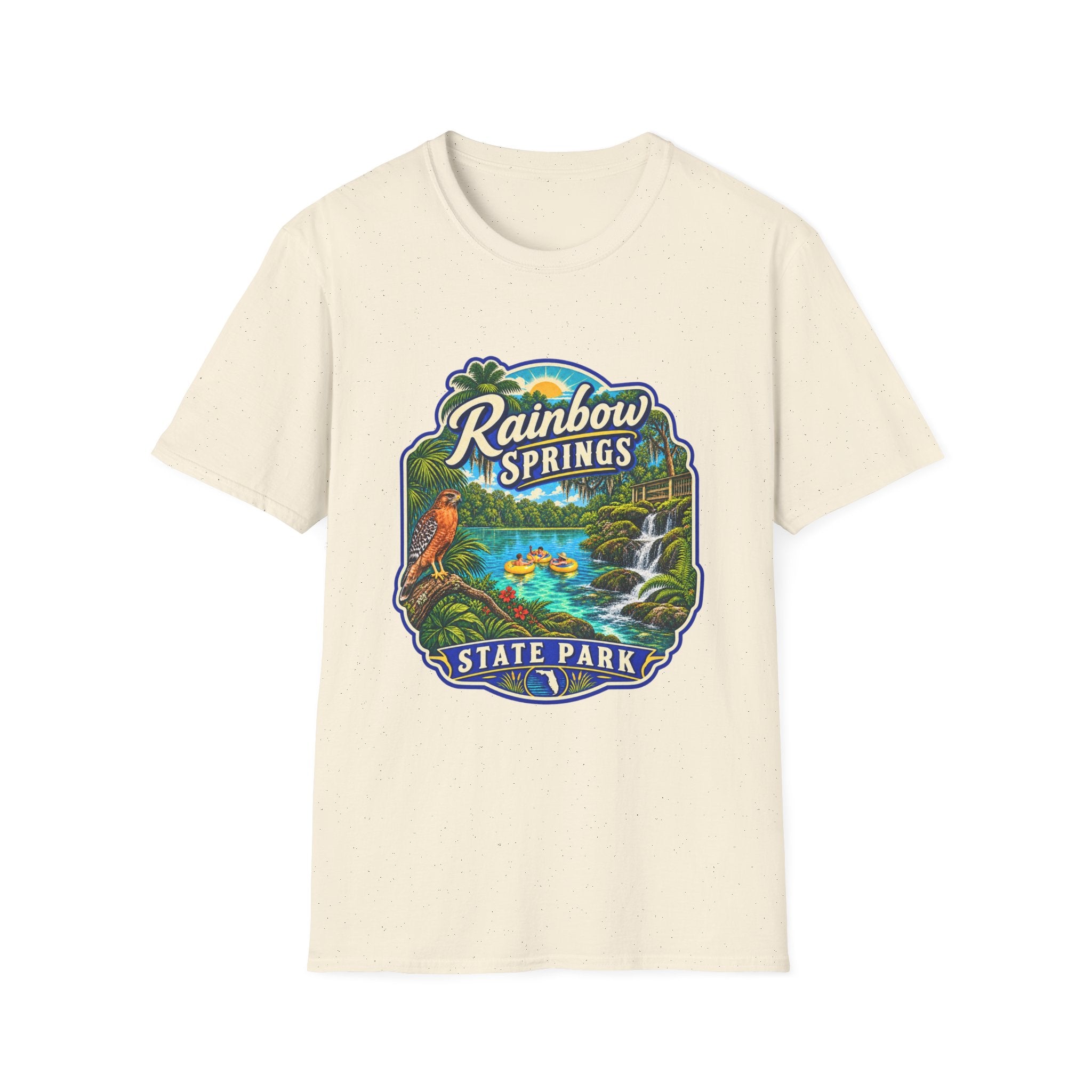 Rainbow Springs- Retro Tee