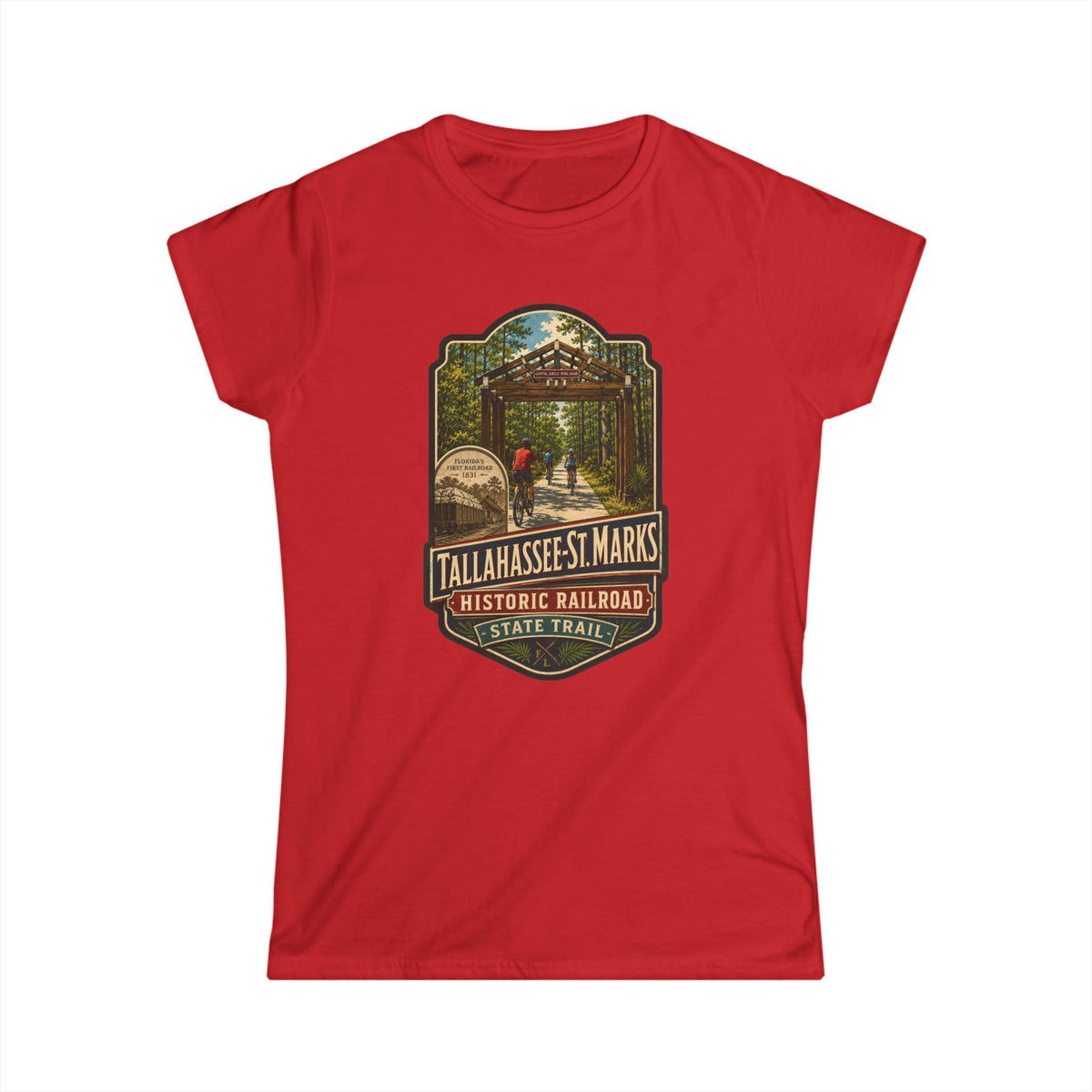 Tallahassee- St. Marks Trail- Vintage Tee
