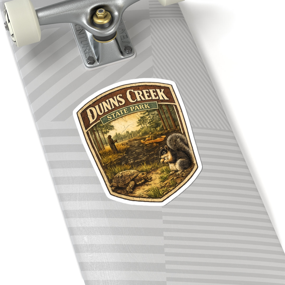 Dunns Creek State Park Sticker – Retro Wildlife Camping Badge (Kiss-Cut)