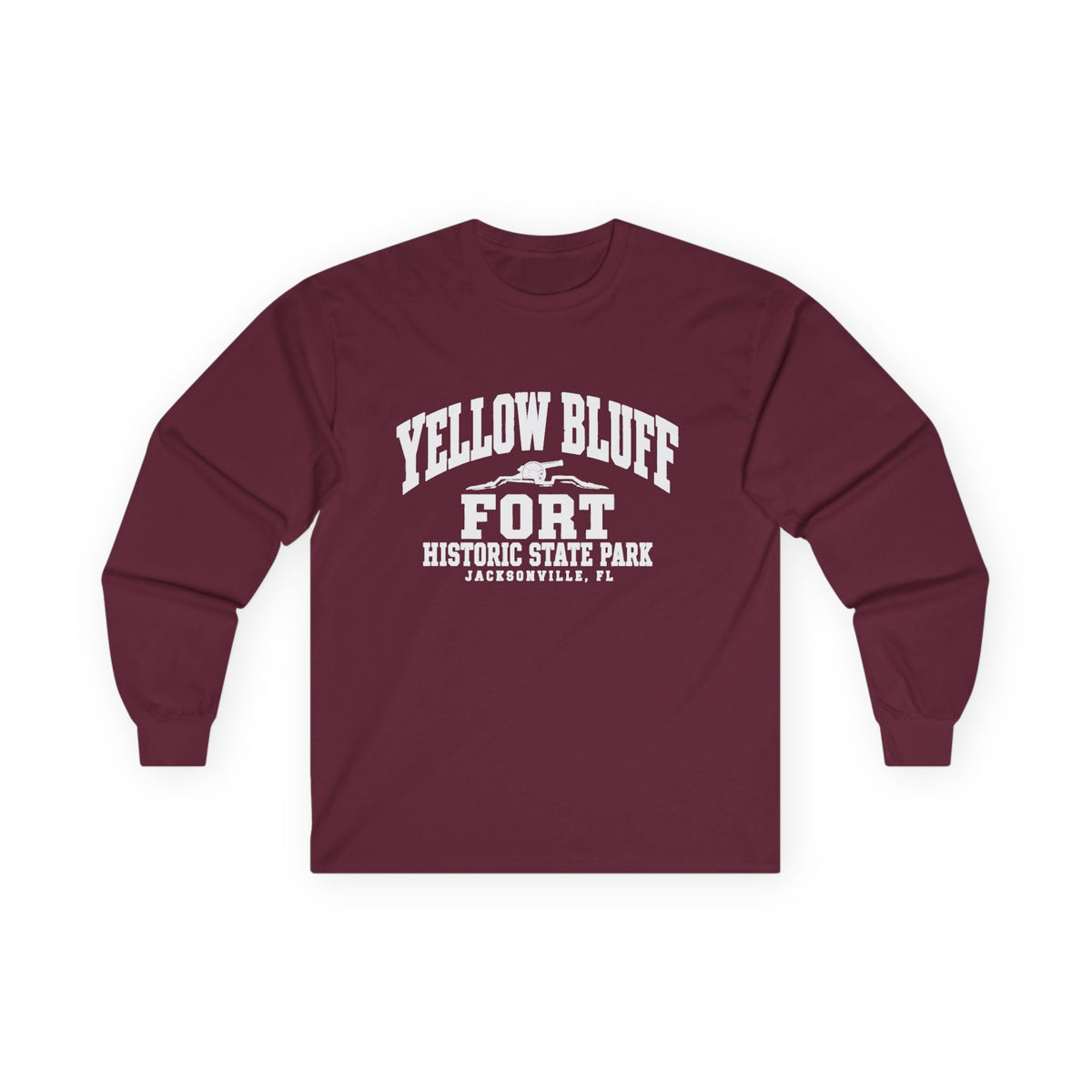 Yellowbluff Fort Historic State Park Logo- Long Sleeve Tee