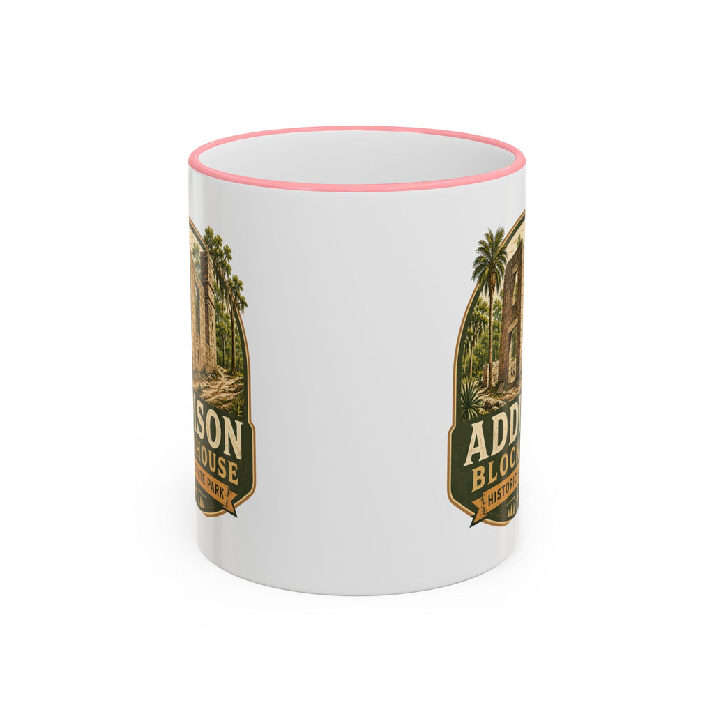 Addison Blockhouse Vintage Mug — Accent Rim & Handle 11oz/15oz