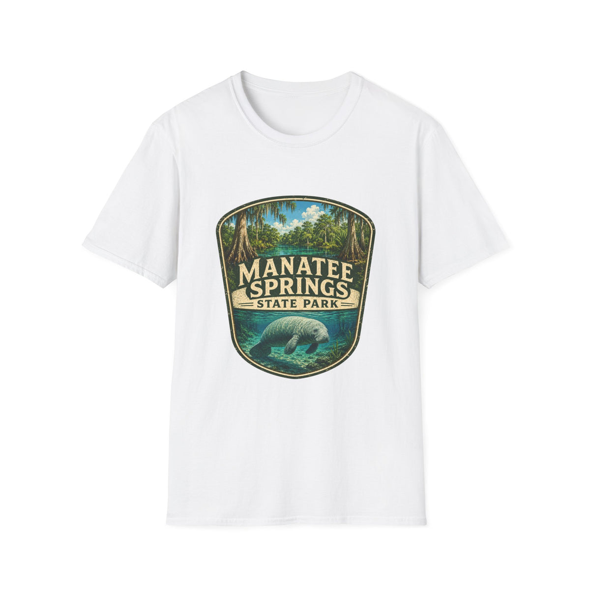 Manatee Springs State Park T-Shirt — Vintage Park Badge Tee