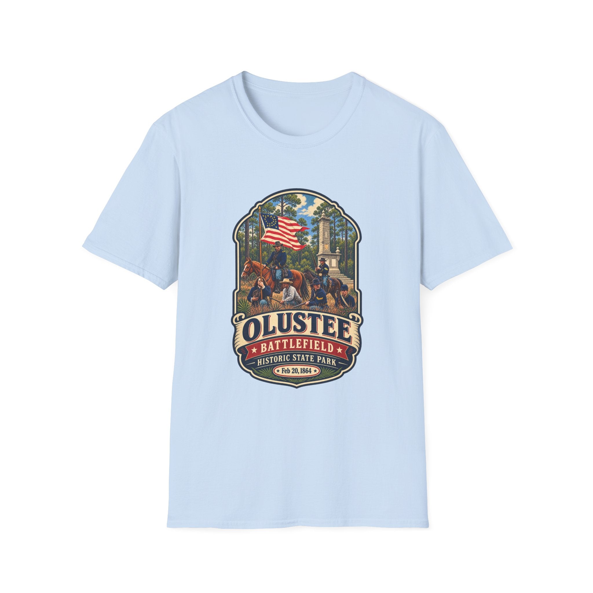 Olustee Battlefield- Retro Tee