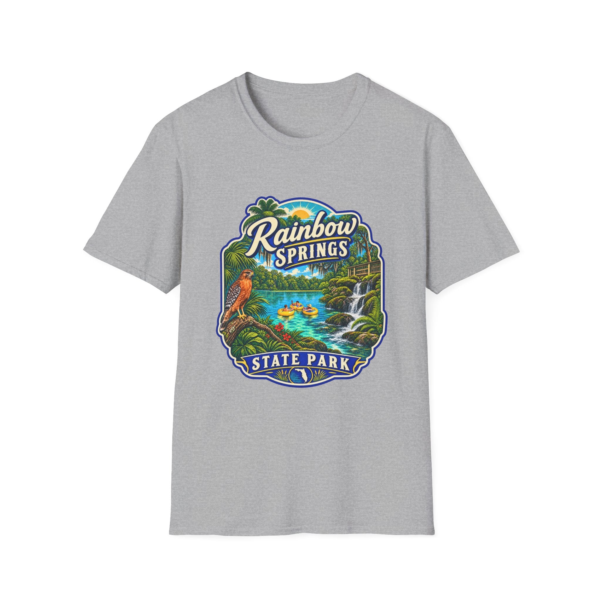 Rainbow Springs- Retro Tee