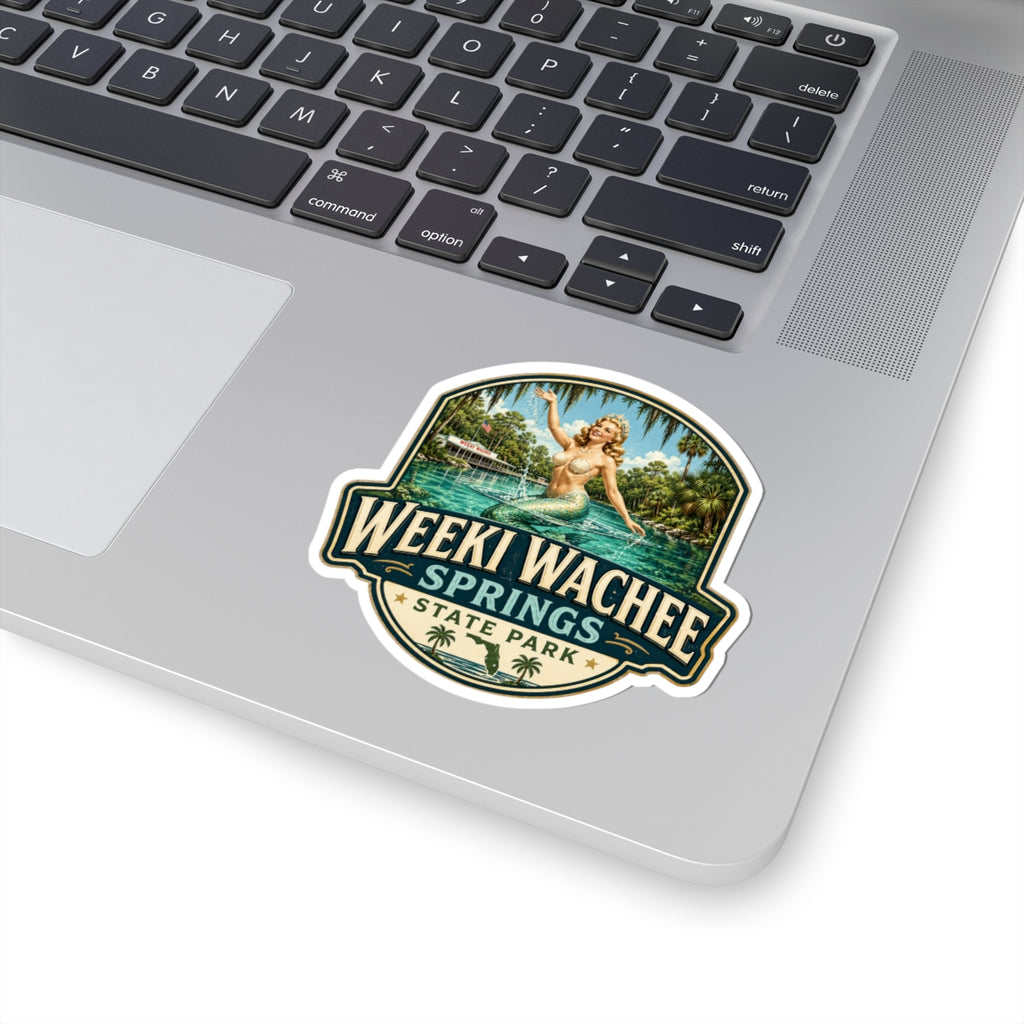 Weeki Wachee Springs State Park Mermaid Sticker — Vintage Travel Decal