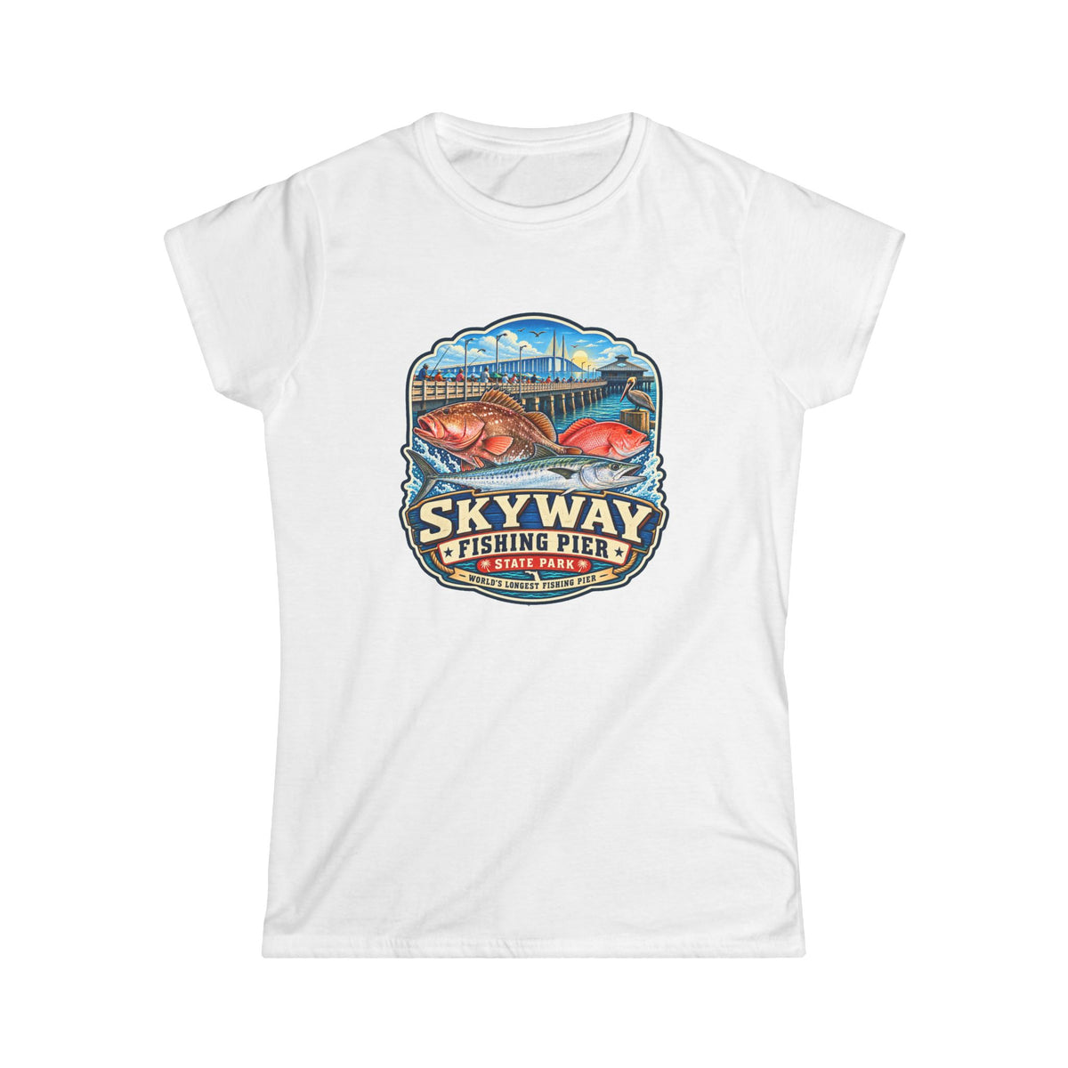Skyway Fishing Pier- Vintage Tee