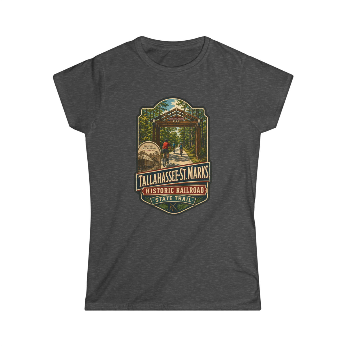 Tallahassee- St. Marks Trail- Vintage Tee