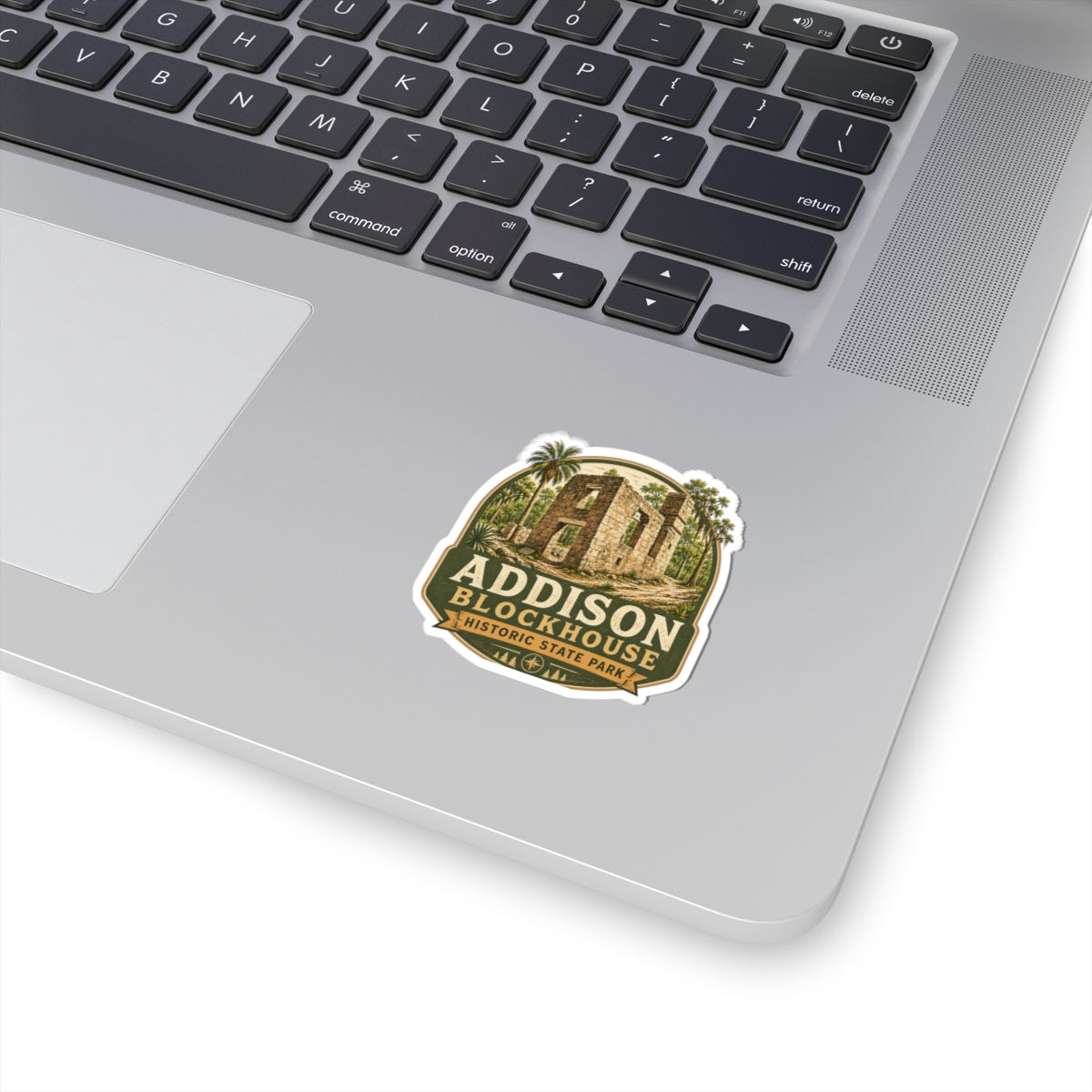 Addison Blockhouse Historic State Park Sticker — Vintage Ruins Travel Decal