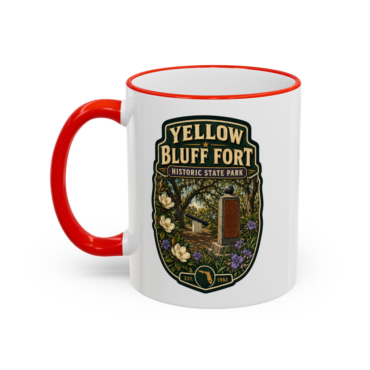 Yellow Bluff Fort — Accent Rim & Handle 11oz/15oz