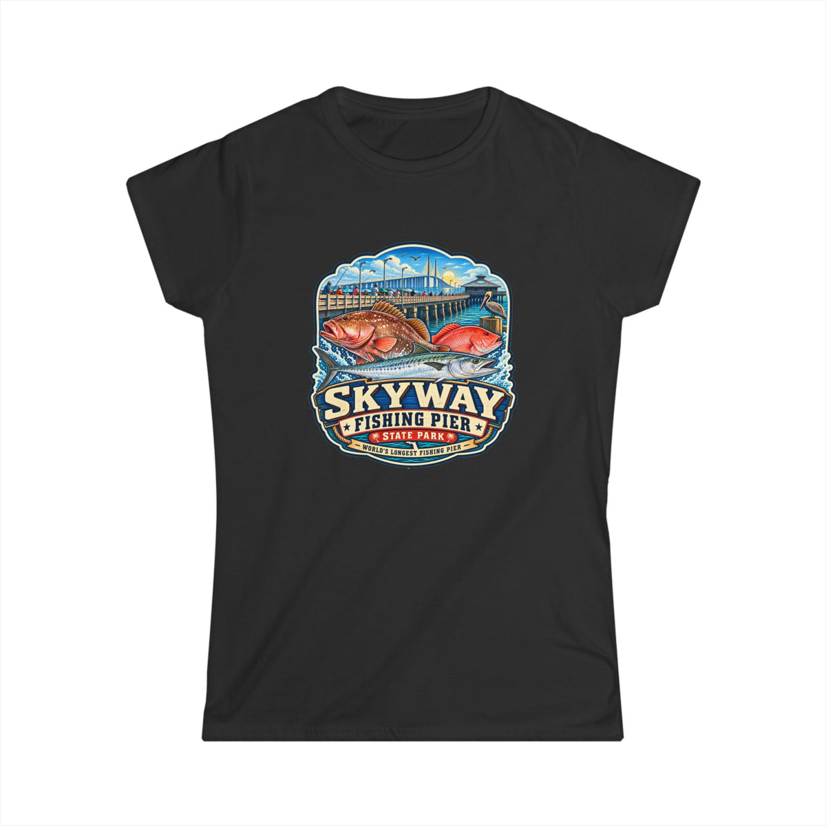 Skyway Fishing Pier- Vintage Tee