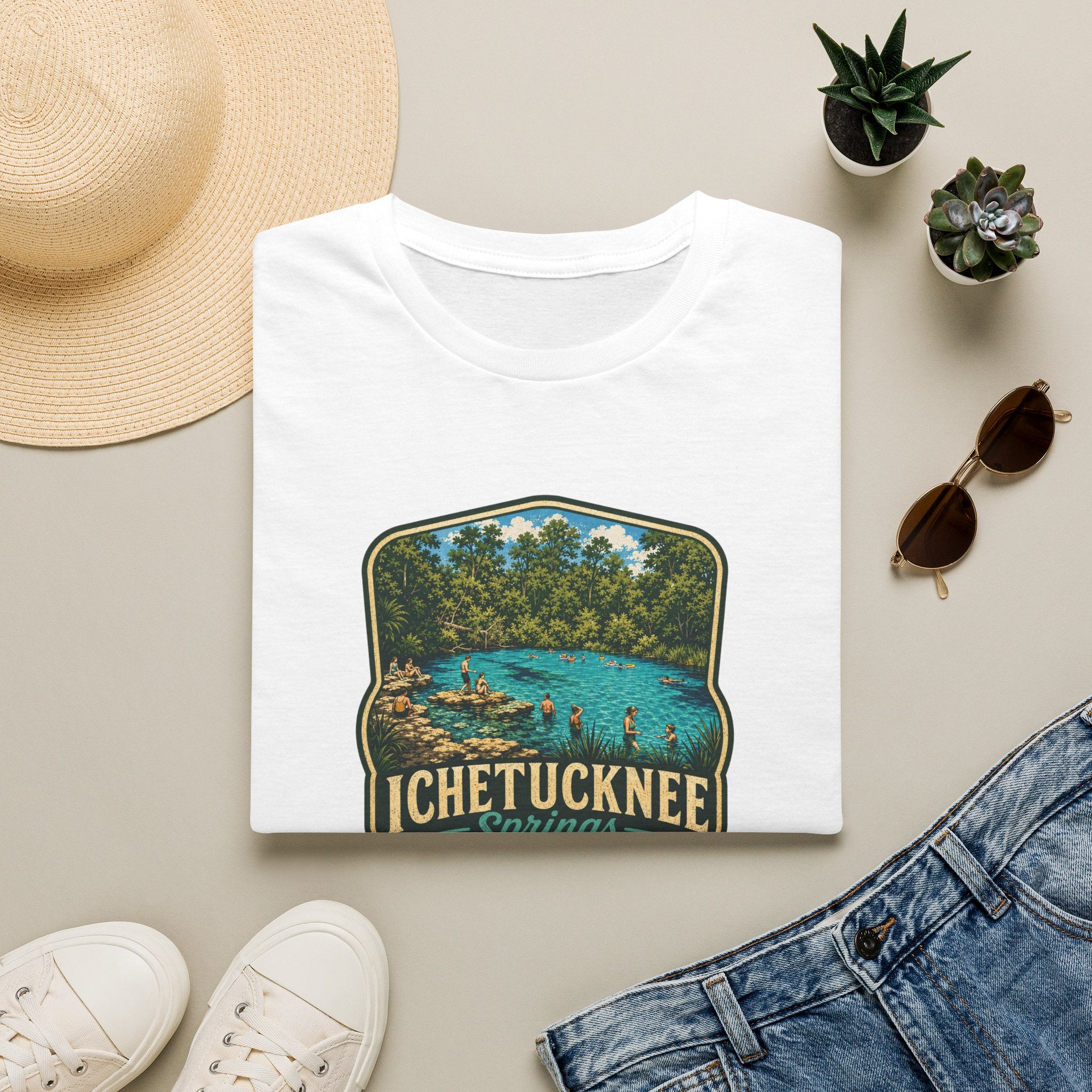 Ichetucknee Springs — Retro Tee