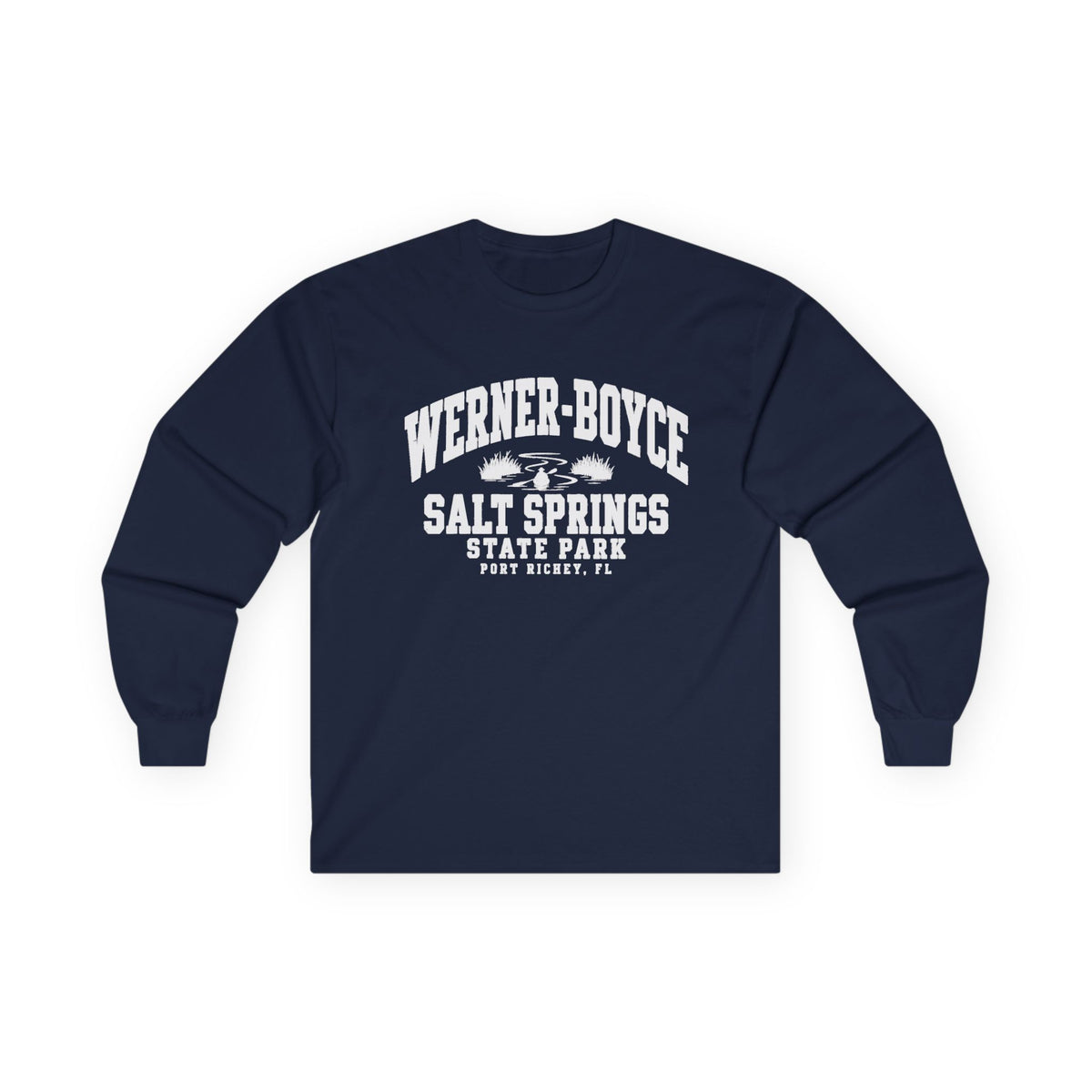 Werner-Boyce Salt Springs State Park Logo- Long Sleeve Tee