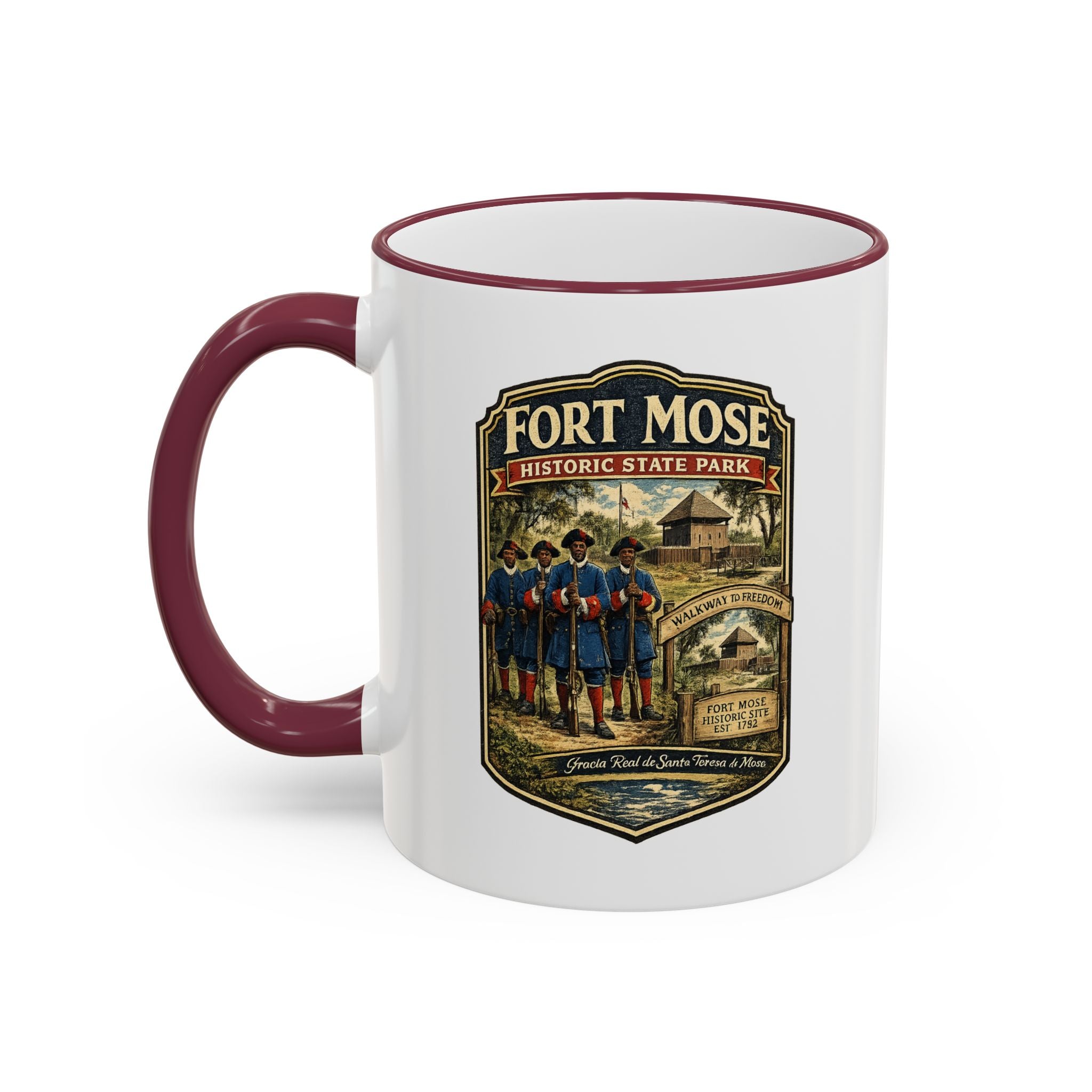 Fort Mose Accent Rim & Handle 11oz/15oz